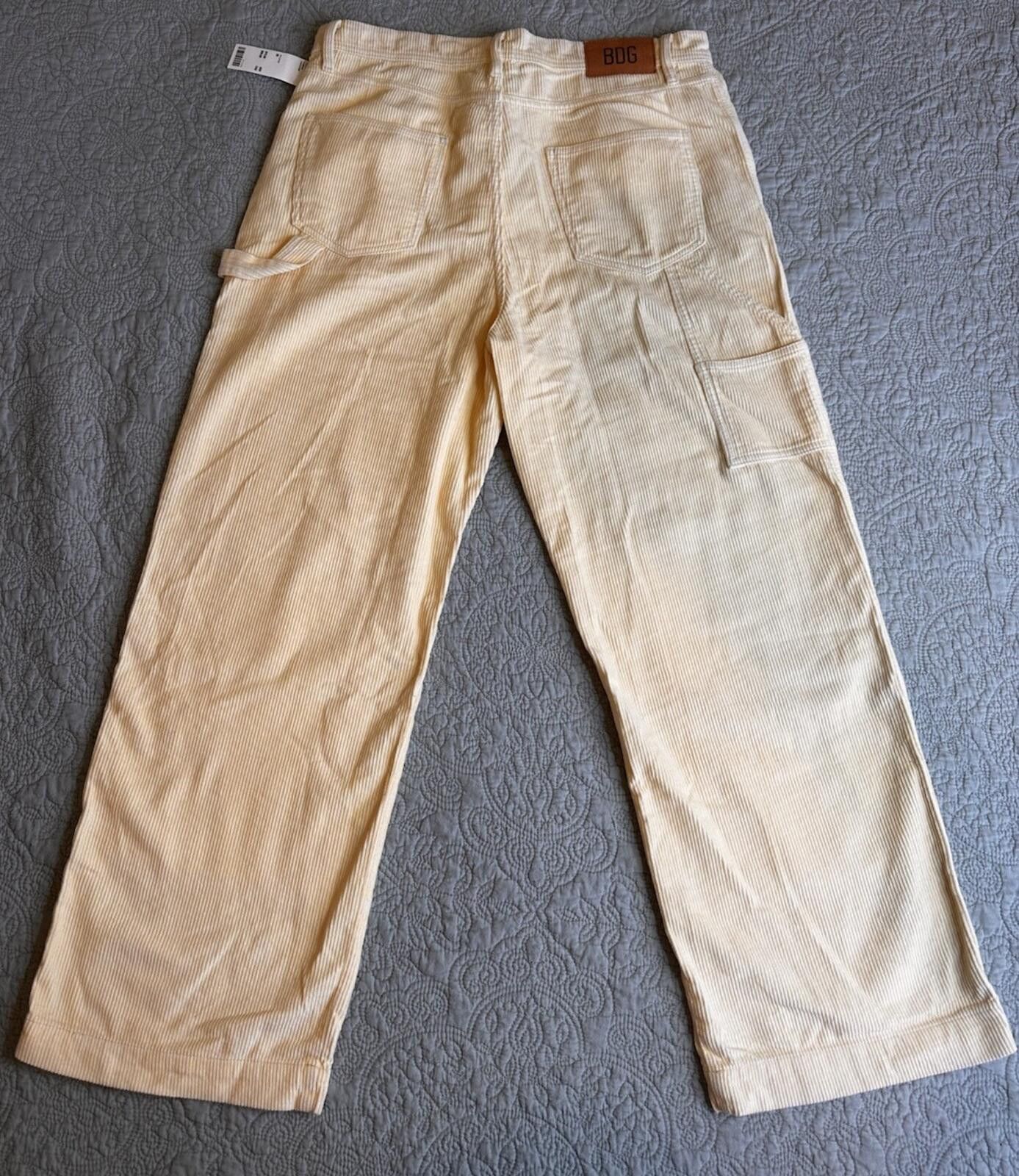 Bdg Urban Outfitters BDG Beige Corduroy Carpenter Pants 36W Size US 36 / EU 52 - 2 Thumbnail