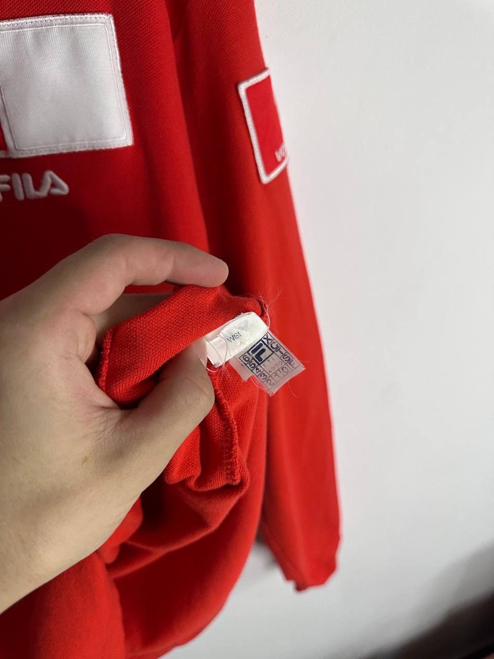 Ferrari Fila Ferrari Vodafone Shell Vintage F1 Team Polo Long Sleeve Size US XL / EU 56 / 4 - 9 Thumbnail