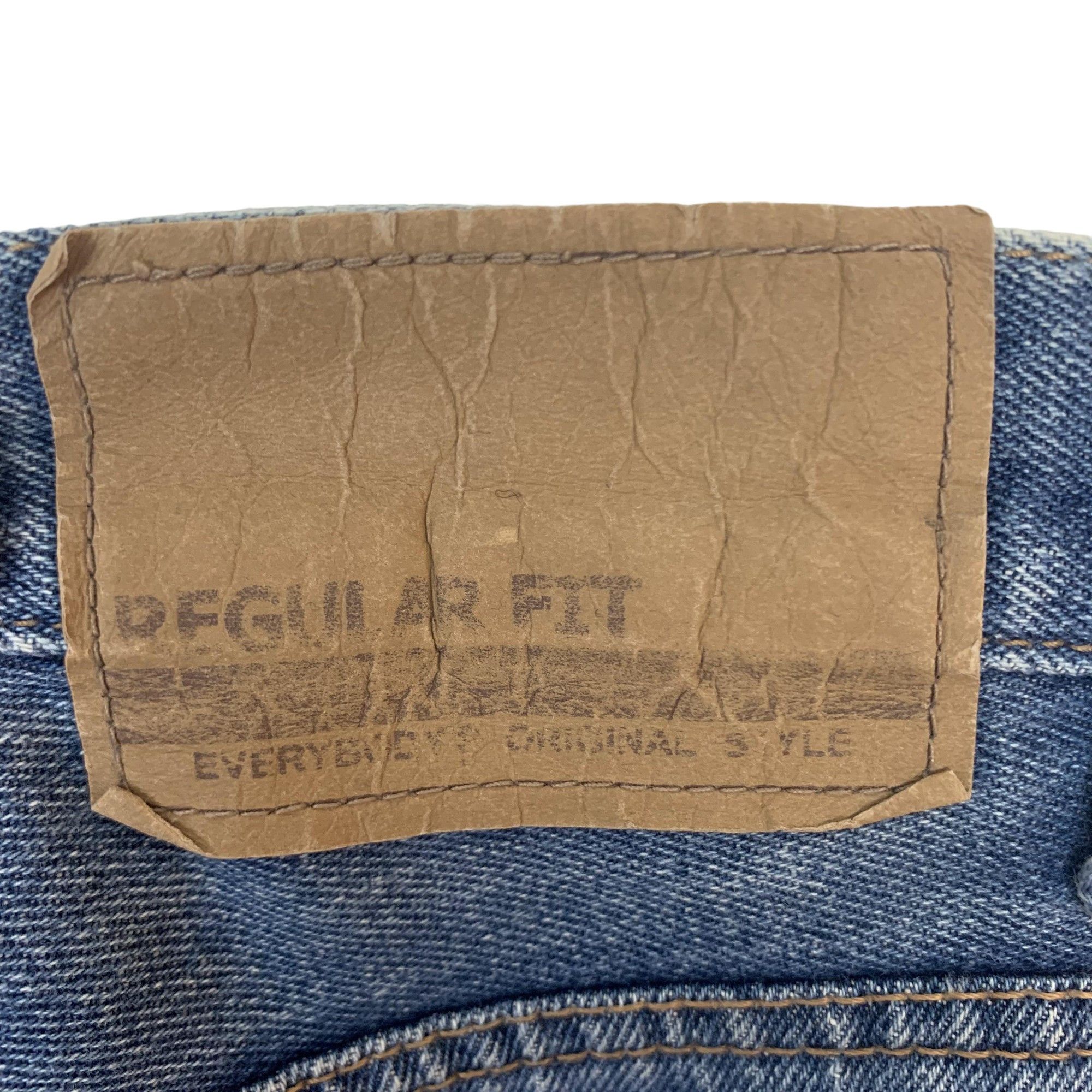 Japanese Brand Regular Fit Jeans Size US 30 / EU 46 - 11 Thumbnail