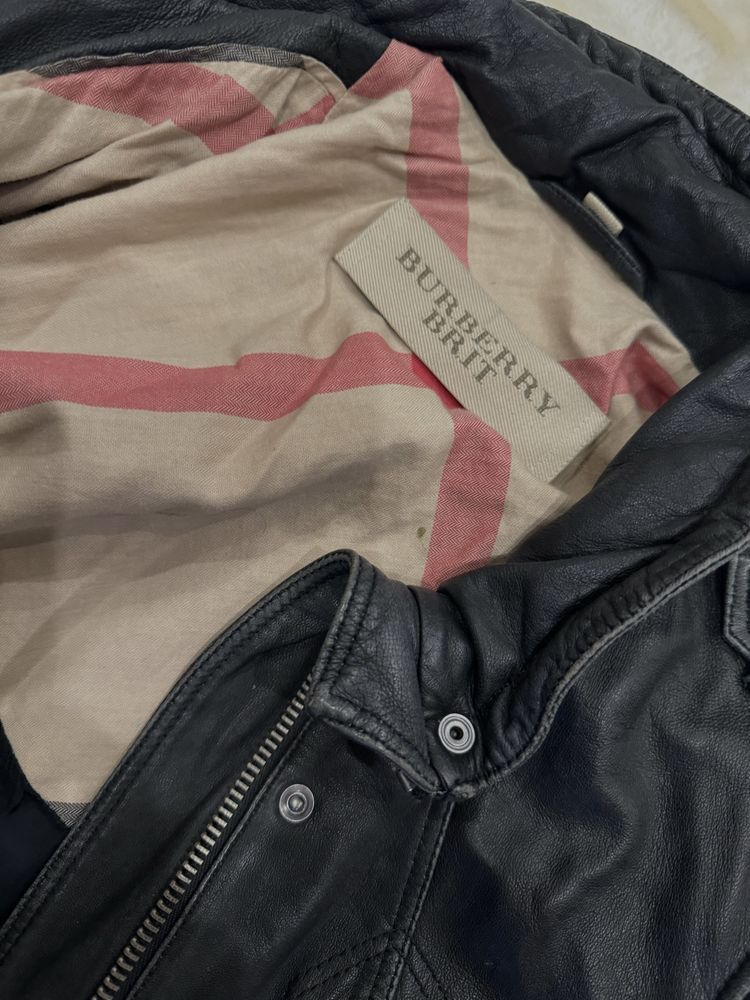 Burberry Burberry Brit Leather Jacket Size S / US 4 / IT 40 - 2 Thumbnail