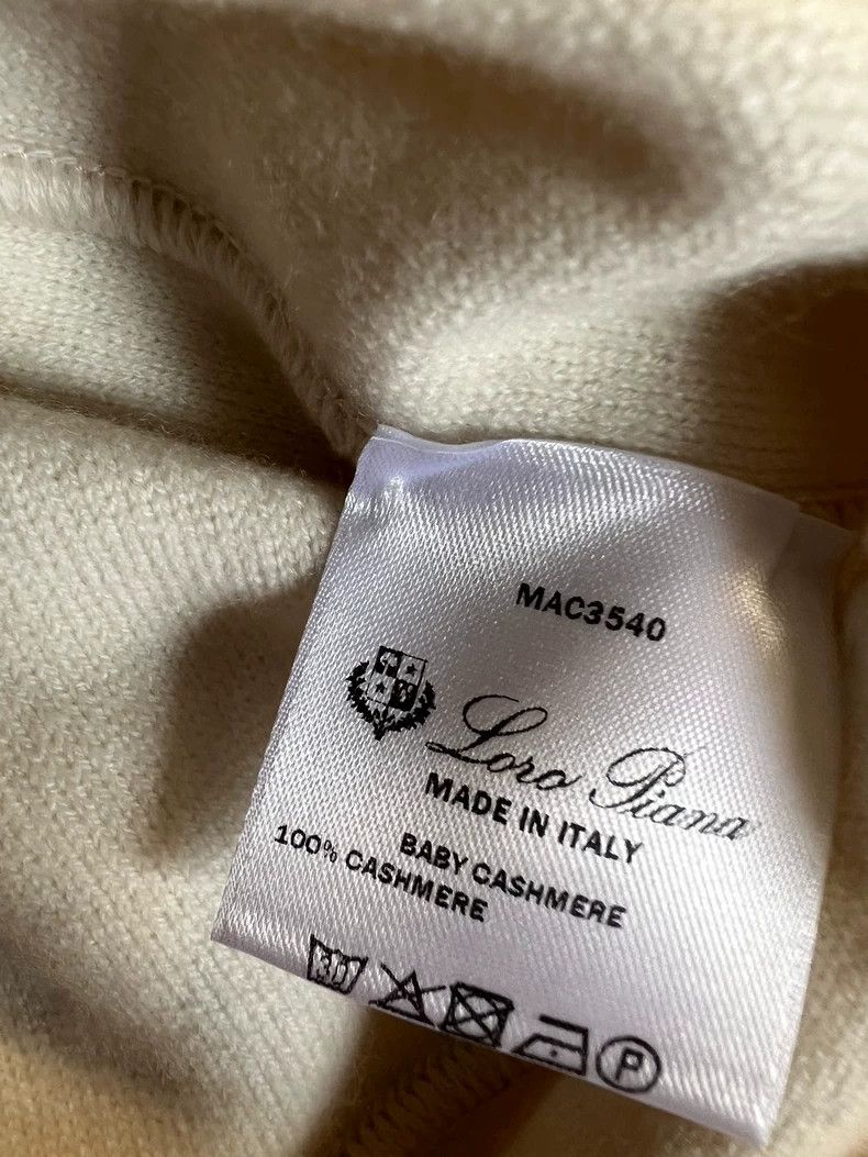 Loro Piana LORO PIANA Men's 100% cashmere babycashmere hoodie Size US S / EU 44-46 / 1 - 4 Thumbnail