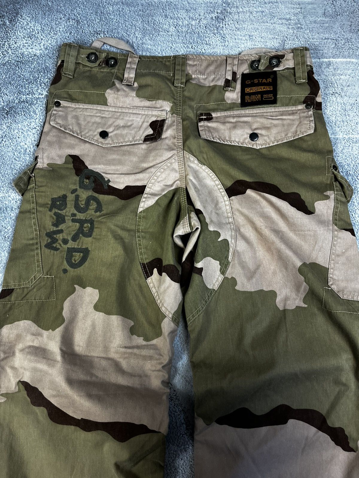 G-Star G star raw cargo camo pants japan streetwear Size US 34 / EU 50 - 5 Thumbnail