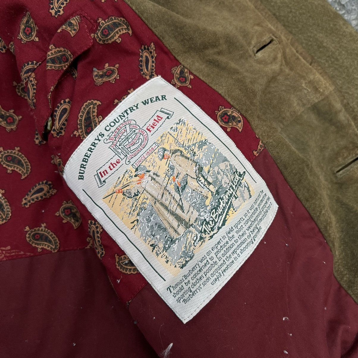Burberry × Burberry Prorsum Vintage 90s Burberry Suede Jacket Size US L / EU 52-54 / 3 - 10 Thumbnail