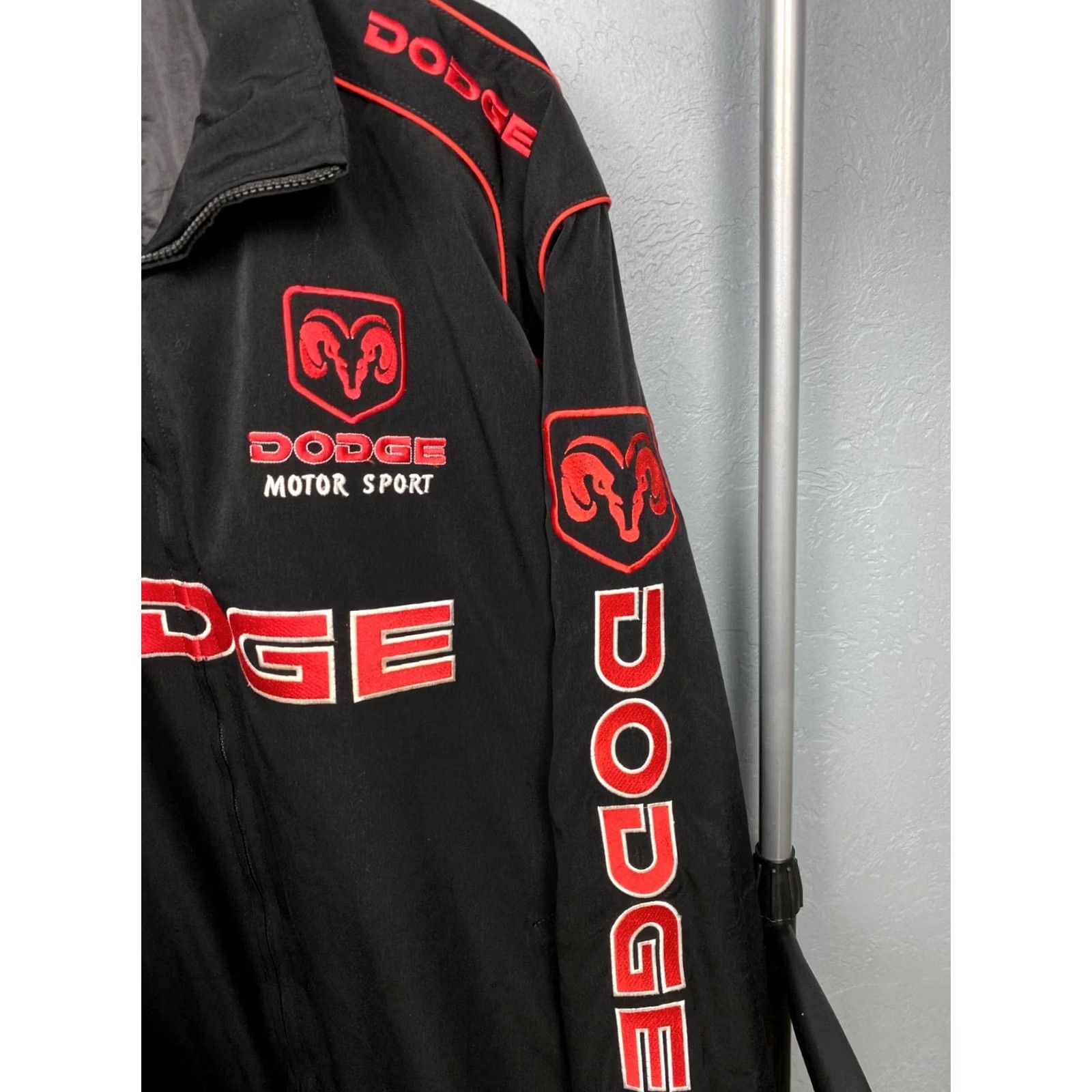 Vintage VINTAGE Dodge Jacket Racing Mens XXL Black Logo Windbreaker Size US XXL / EU 58 / 5 - 4 Thumbnail