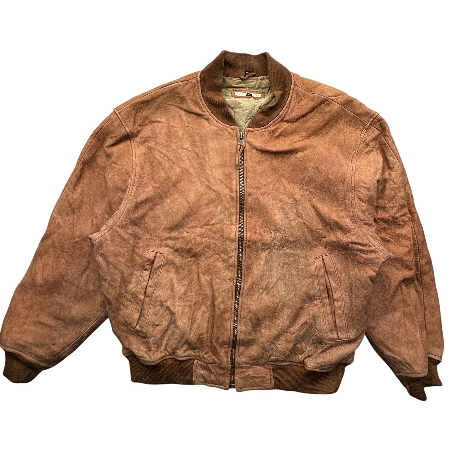 Other Vintage East Island Suede Leather Bomber Jacket Mens Large Size US L / EU 52-54 / 3 - 1 Thumbnail