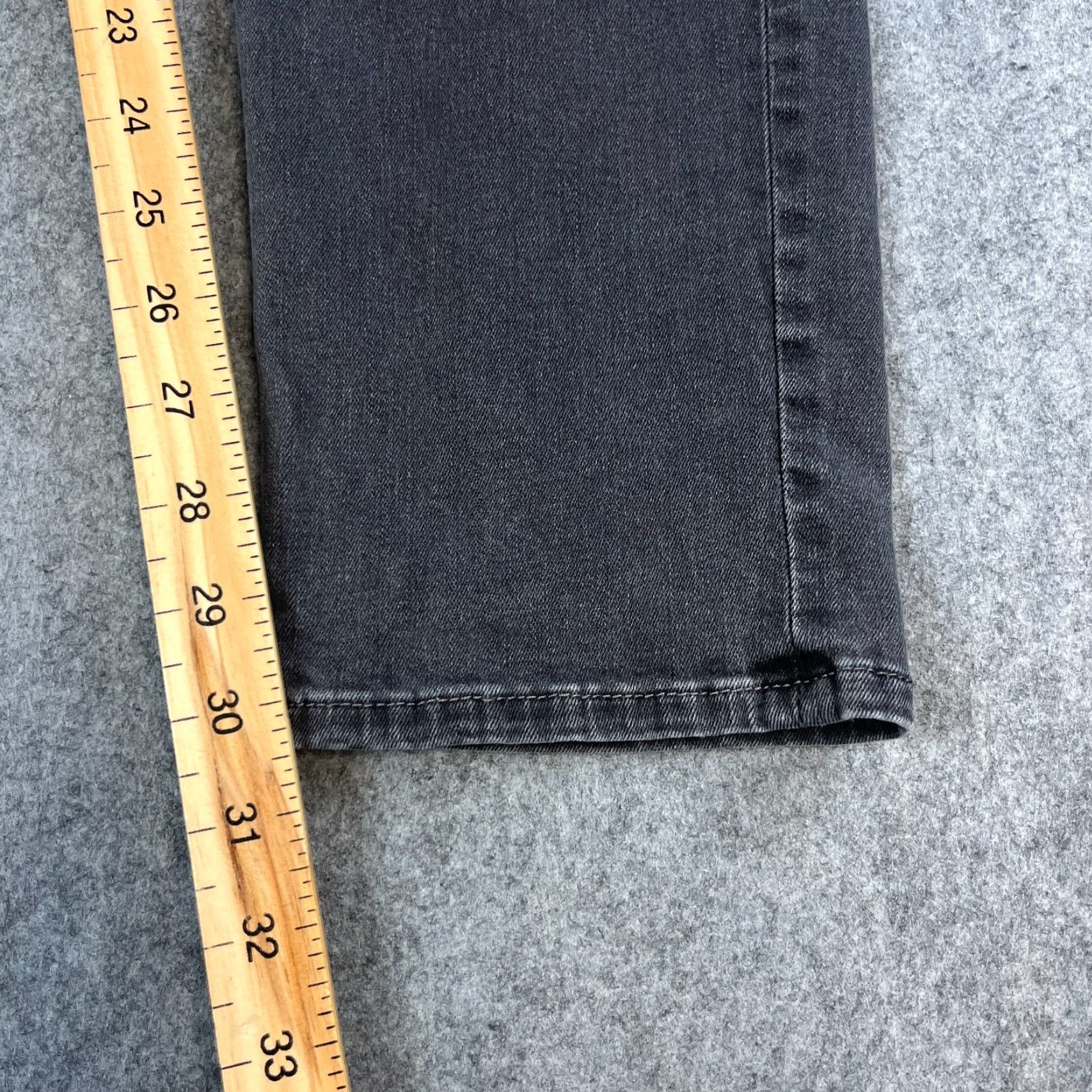 7 For All Mankind 7 For All Mankind Jeans Slim Tapered 31 Dark Grey Wash Slimmy Mens Jeans Size US 31 - 4 Thumbnail