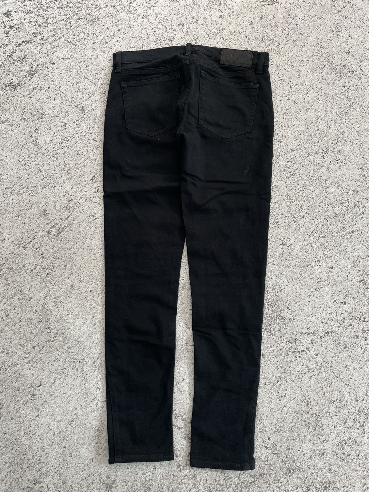 Ralph Lauren Ralph Lauren Black Skinny Jeans Tompkins Multi Zipper Punk Size US 27 - 6 Thumbnail