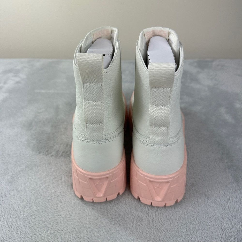 Jordan Brand Nike Air Jordan 1 Brooklyn Women's White Boots Sz 10 US/7.5 Size US 10 / IT 40 - 9 Thumbnail