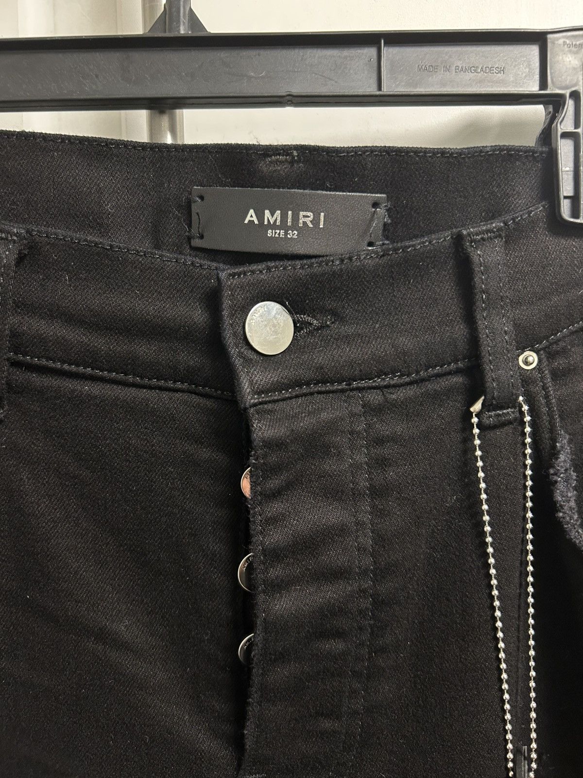 Amiri Leather Core Logo Jean Size US 32 / EU 48 - 6 Thumbnail