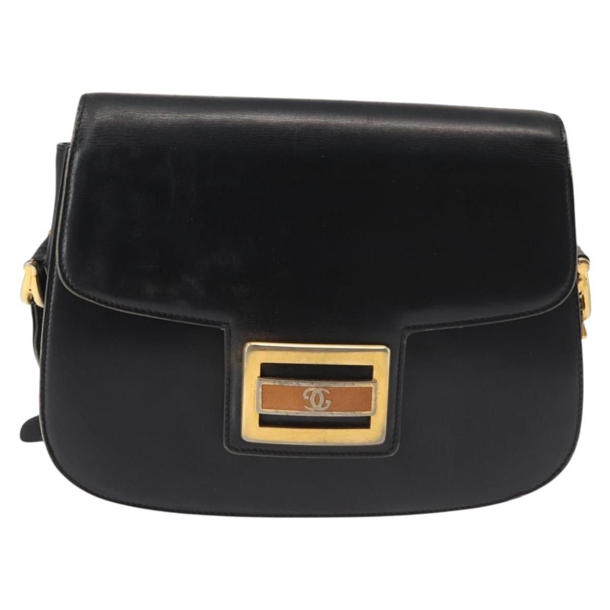 Gucci GUCCI Shoulder Bag Leather Navy Gold Size ONE SIZE - 2 Thumbnail