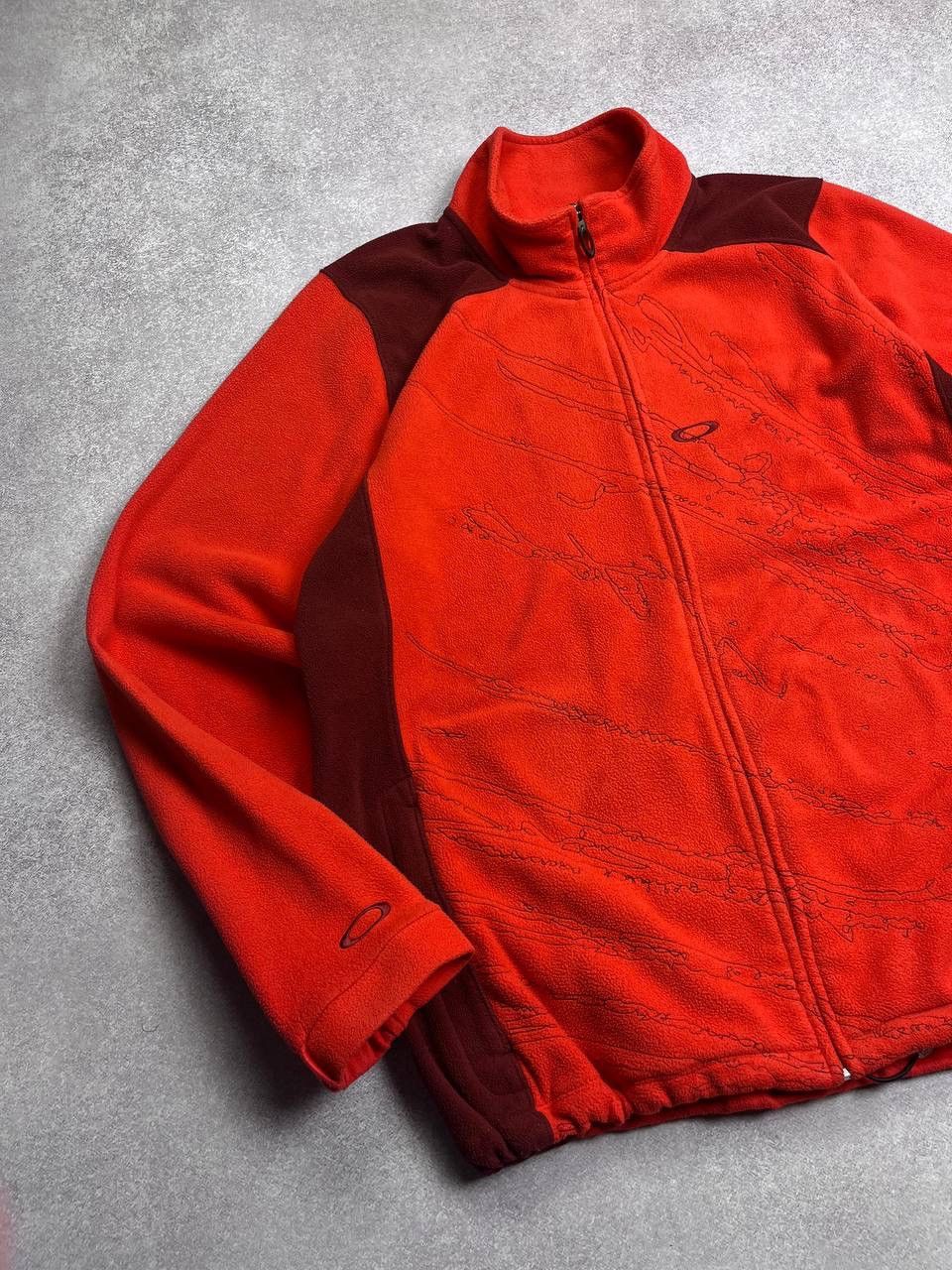 Oakley Vintage Oakley Archival Fleece Sherpa Zip Jacket XL Size US XL / EU 56 / 4 - 3 Thumbnail