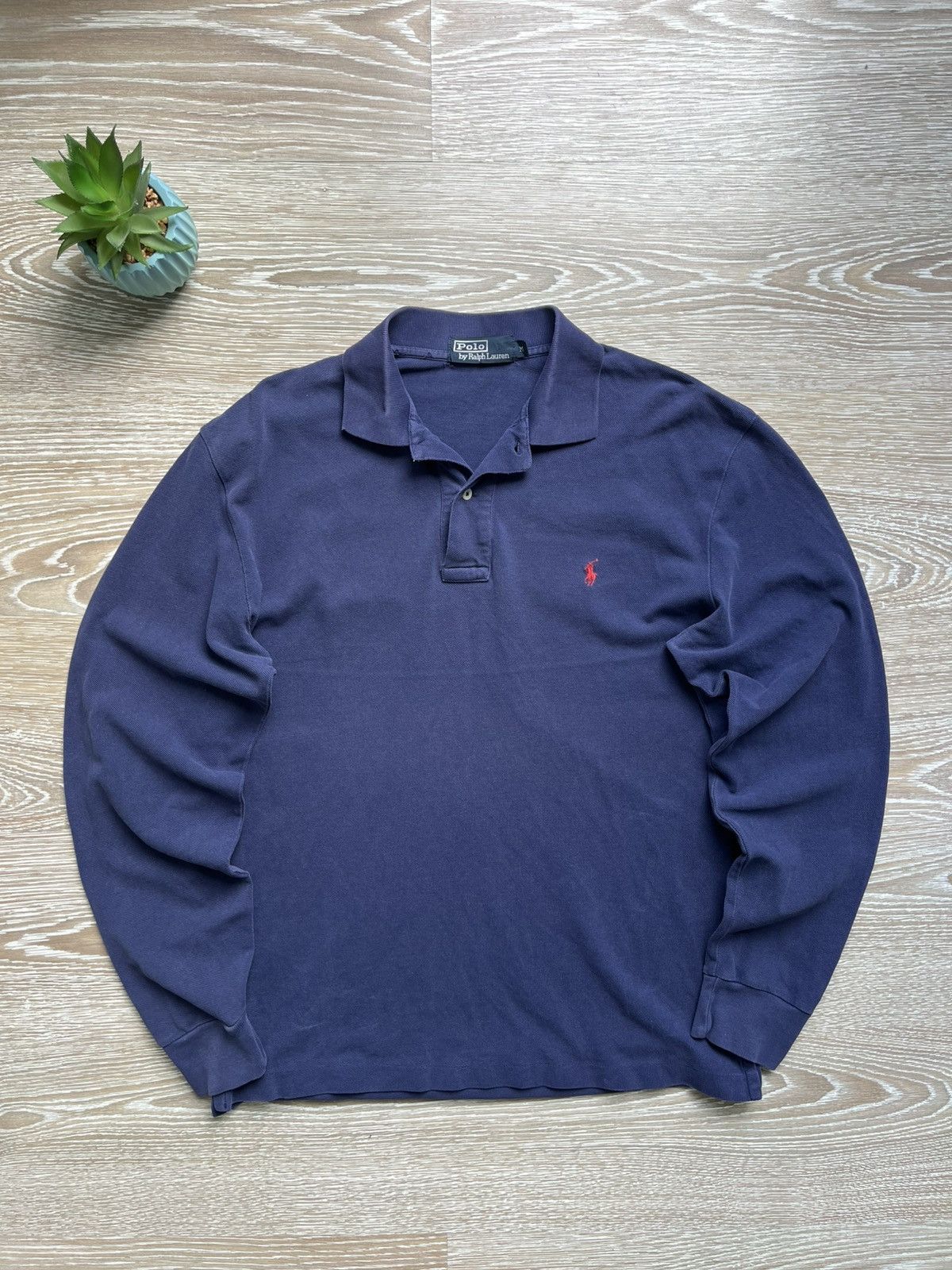 Polo Ralph Lauren × Rugby Ralph Lauren × Vintage Vintage Polo Ralph Lauren longsleeve polo 00s Size US M / EU 48-50 / 2 - 1 Thumbnail