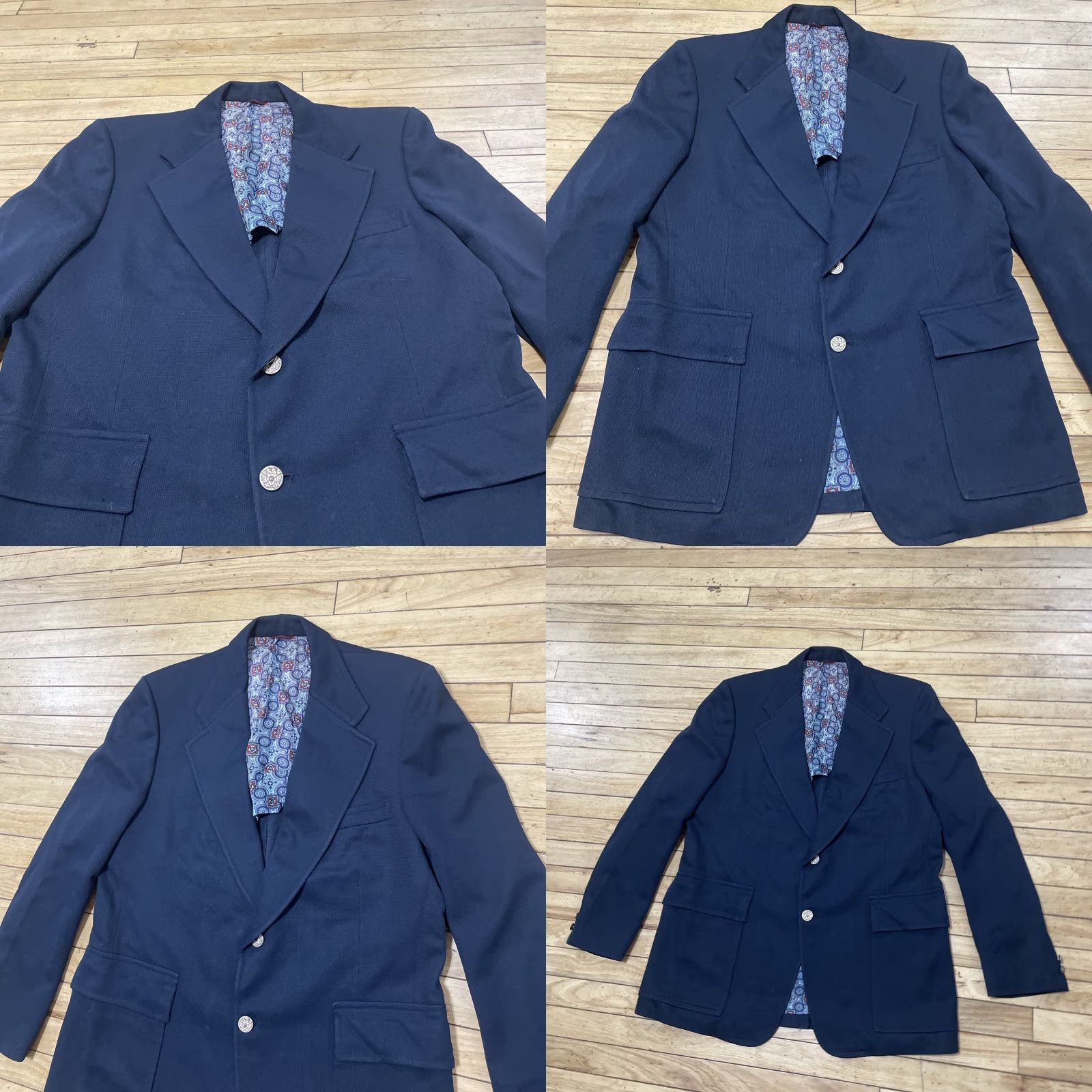 Hart Schaffner Marx Hart Schaffner Marx Blazer Men 44R Blue Vtg Jack Nicklaus Scioto Silverwood Coat Jacket Coat Size 44R - 10 Thumbnail