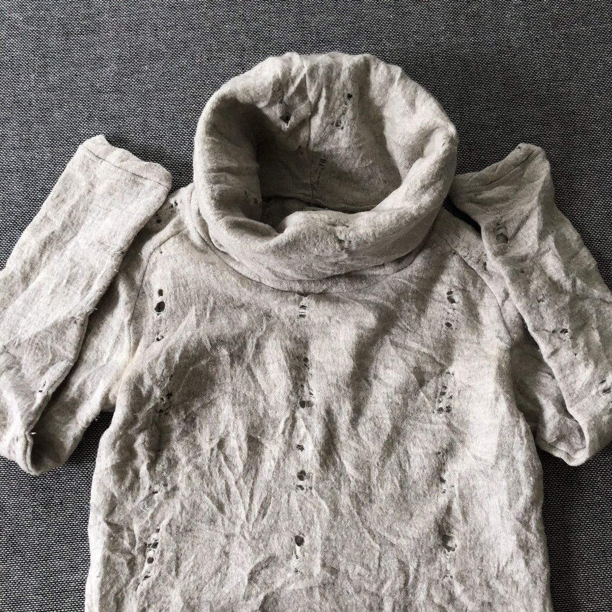 Maison MIHARA YASUHIRO MIHARAYASUHIRO Distressed Style Loungewear Cowl Neck Sweater Size M / US 6-8 / IT 42-44 - 9 Thumbnail