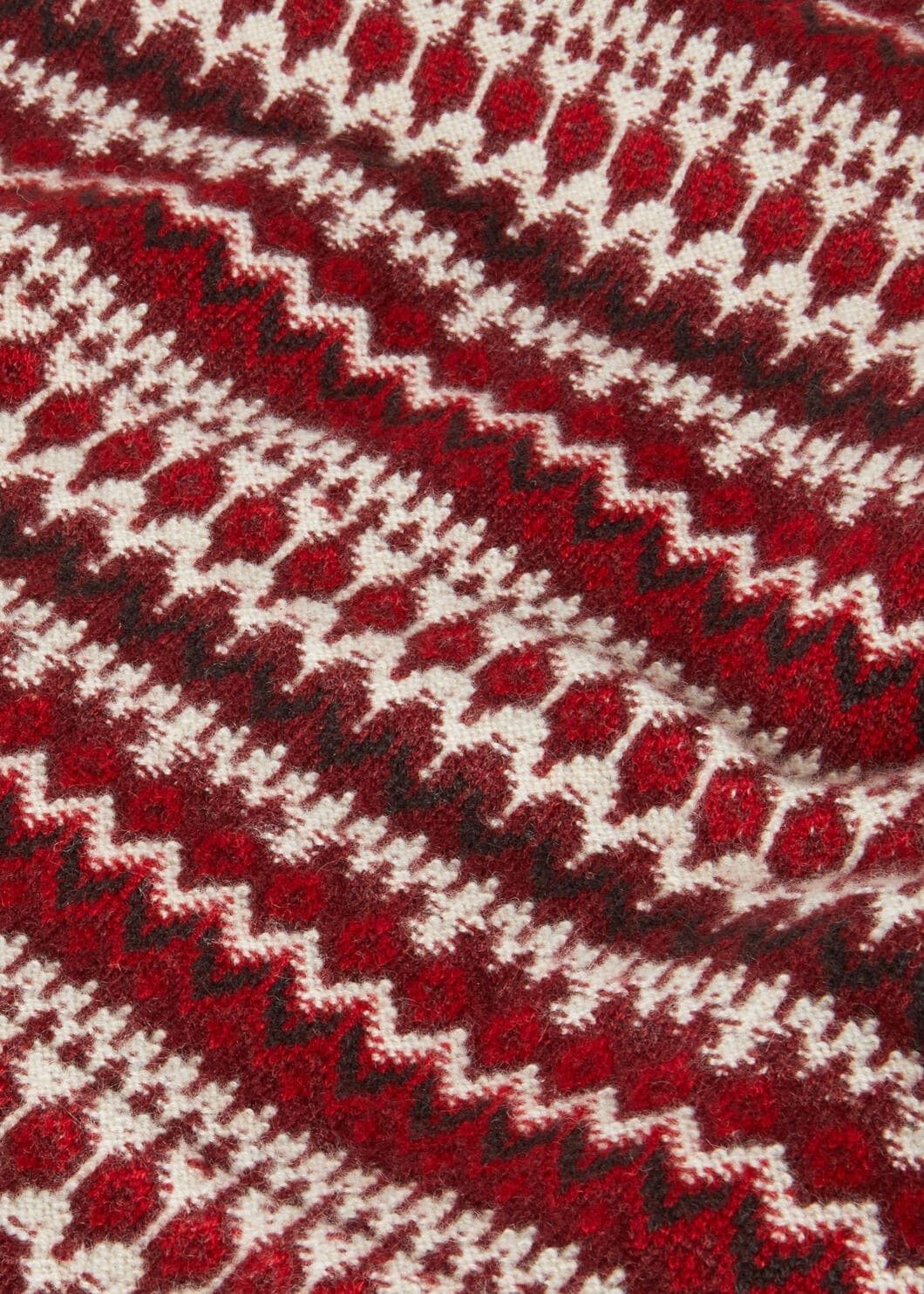 Loro Piana o1w1db10825 FA06306 Alpe Pile Crewneck Sweater in Red Size XS / US 0-2 / IT 36-38 - 7 Thumbnail