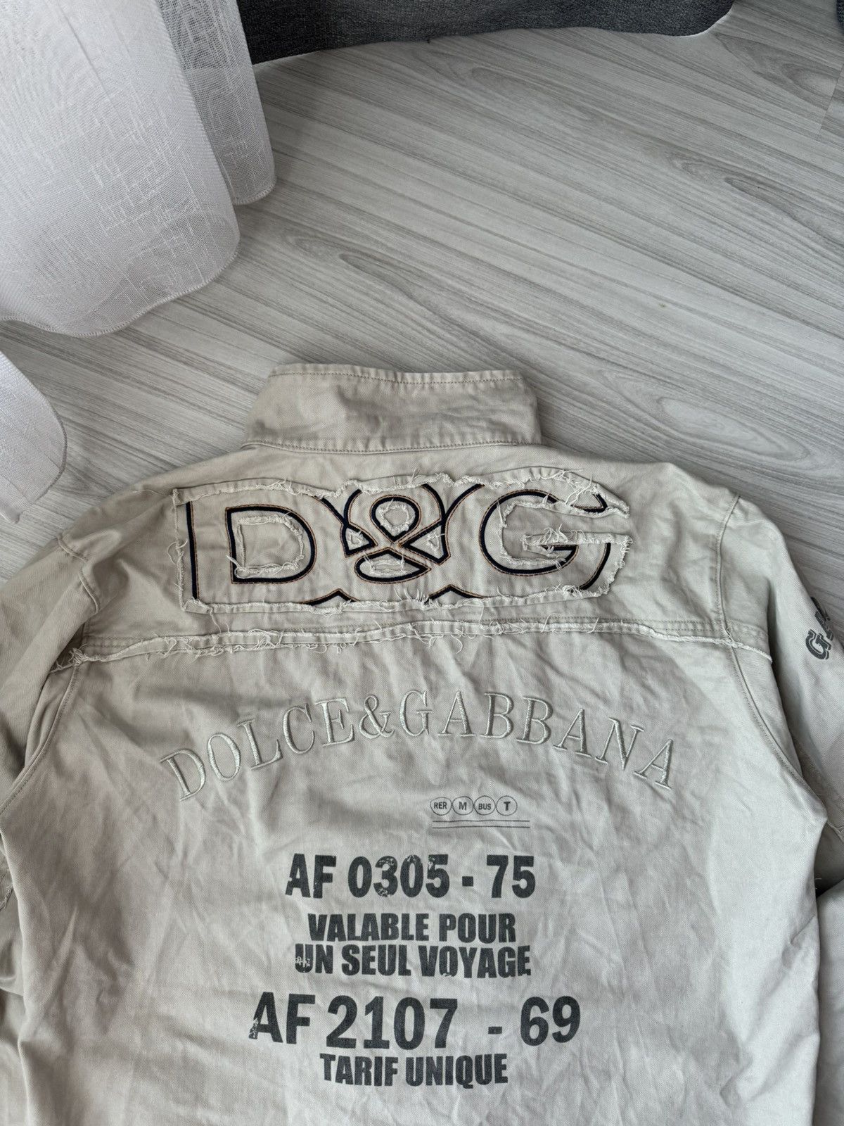Dolce & Gabbana × Vintage Dolce & Gabbana Denim Jacket Tour Multilogo Vintage 90s Size US XL / EU 56 / 4 - 19 Thumbnail