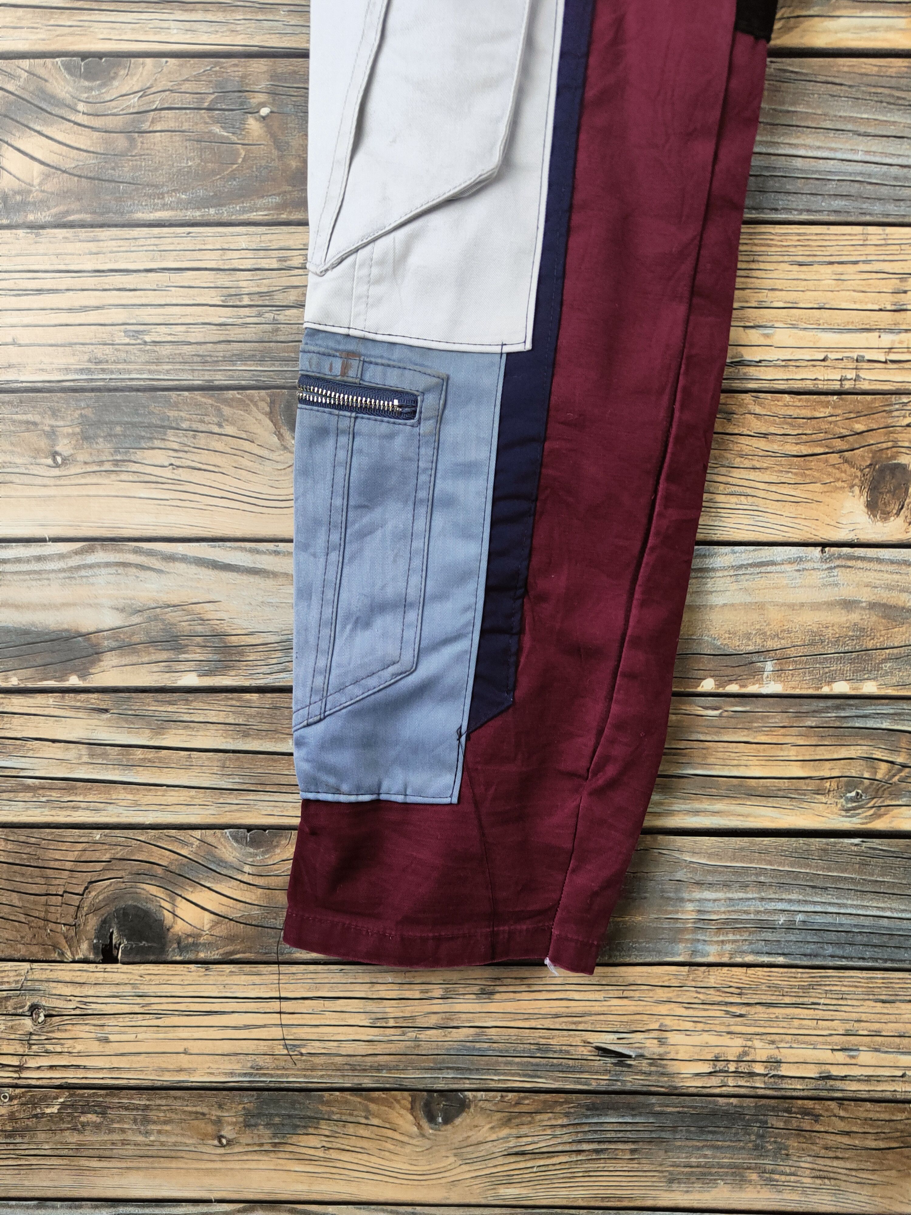 Japanese Brand DL Here's Street Purple Multipocket Cargo Pants #46-402 Size US 32 / EU 48 - 4 Thumbnail