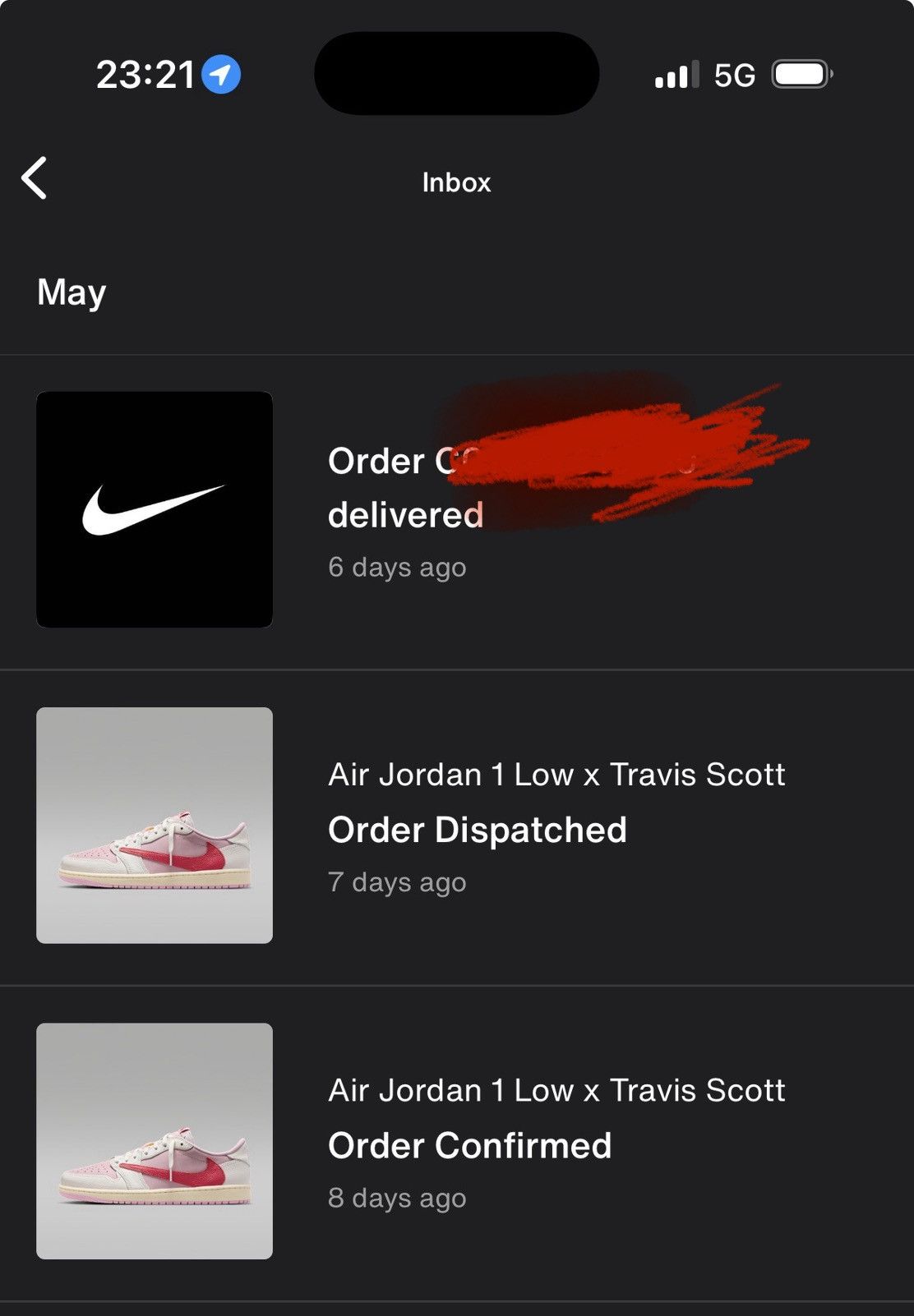Nike × Travis Scott Travis Scott x Air Jordan 1 Low Sail Tropical Pink Size US 12 / EU 45 - 14 Thumbnail