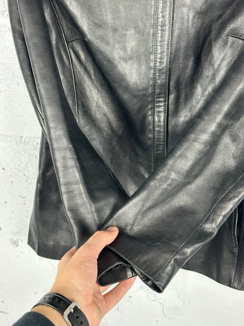 Leather Vintage Avantgarde Biker Cropped Leather Jacket Size US S / EU 44-46 / 1 - 7 Thumbnail