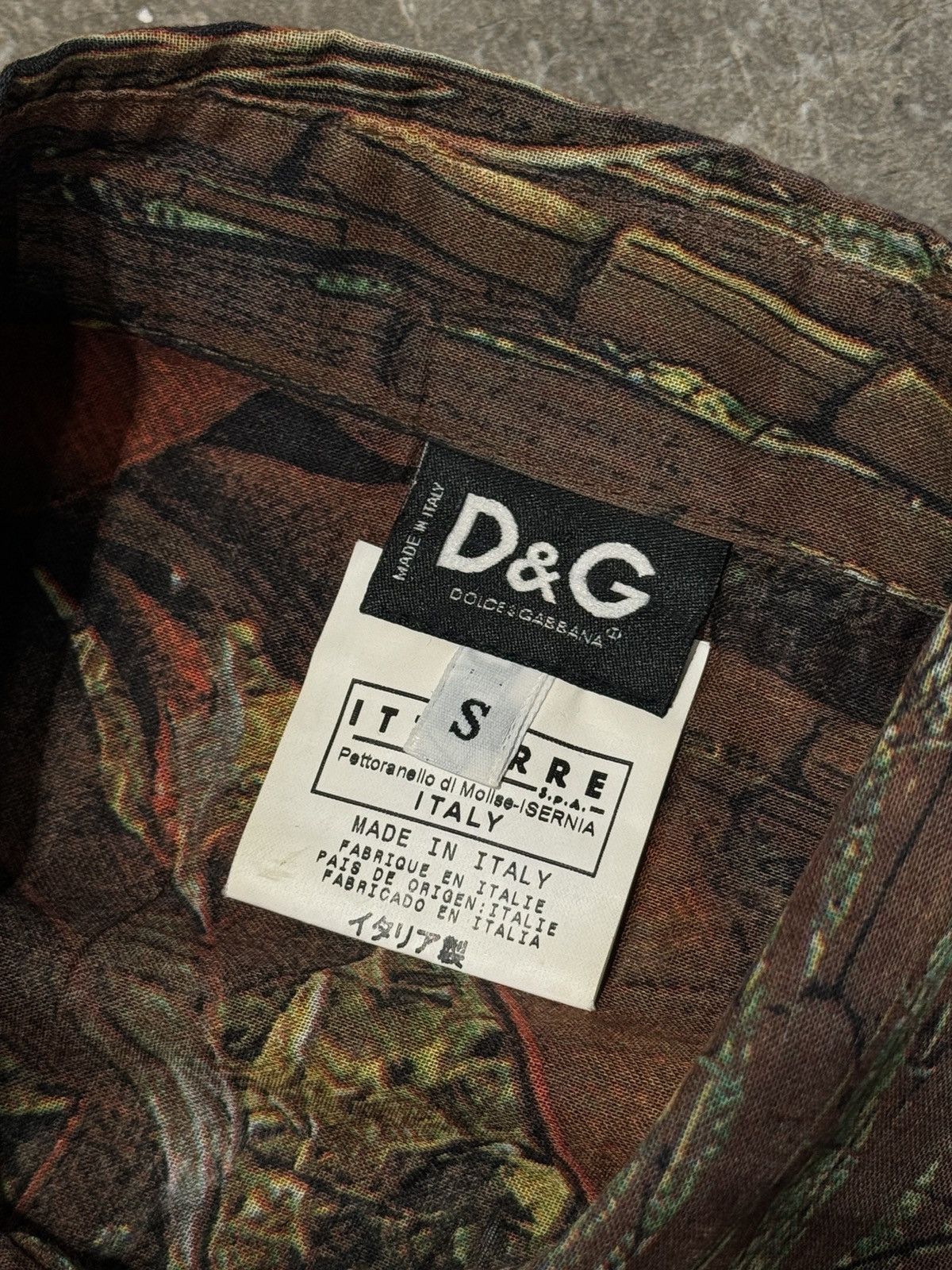 Dolce & Gabbana vintage Dolce & Gabbana camo shirt 90s Size S / US 4 / IT 40 - 5 Thumbnail