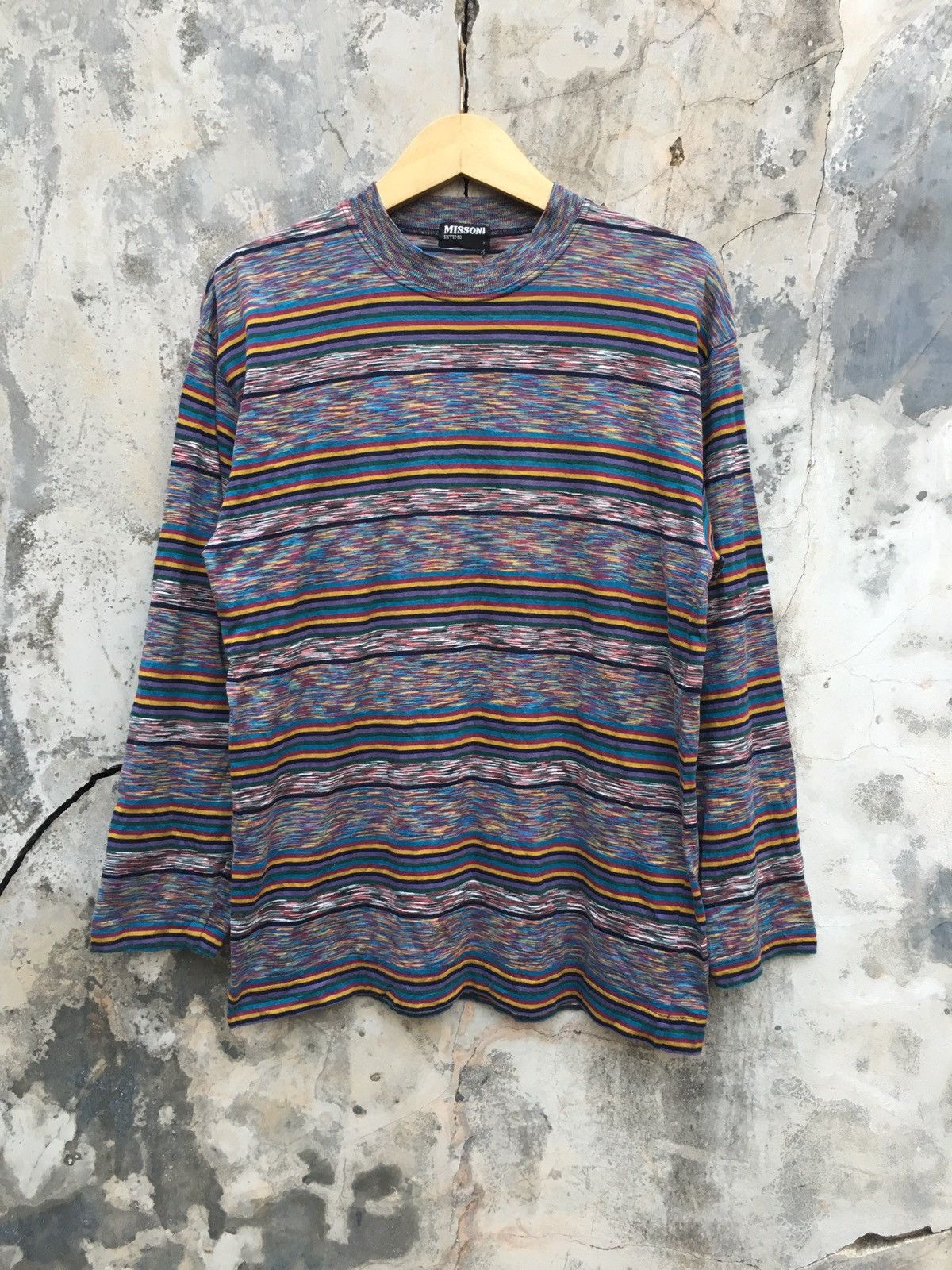 Missoni Missoni multicolor stripe long sleeve t shirt Size US M / EU 48-50 / 2 - 1 Thumbnail