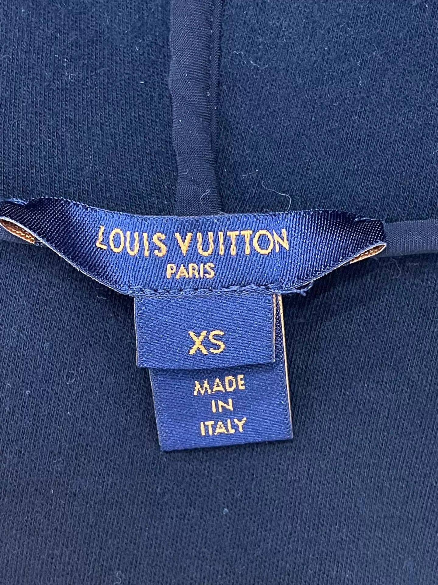 Louis Vuitton LV Black Oversized Zipper Hoodie XS Size XS / US 0-2 / IT 36-38 - 4 Thumbnail