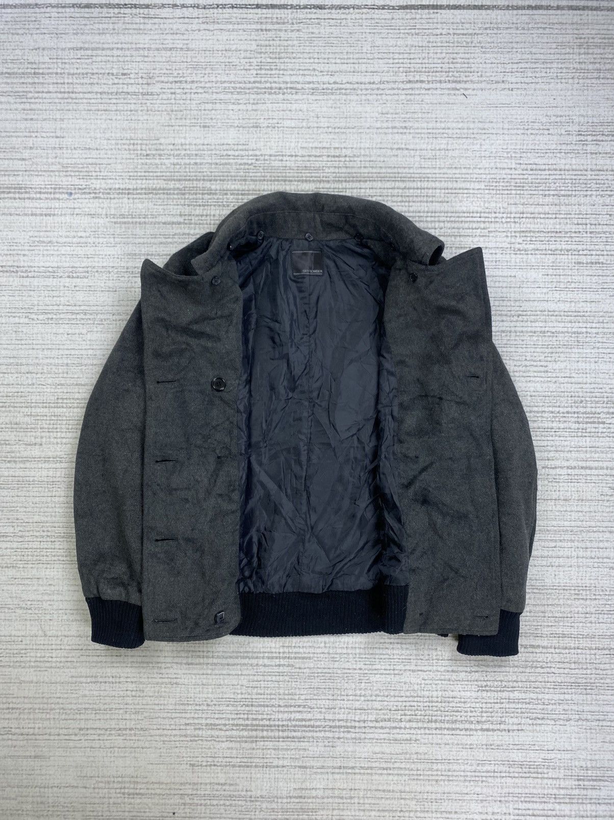 If Six Was Nine × Japanese Brand × Vintage Vintage Sky Bomber Double Collar Punk Bomber Jacket Size US M / EU 48-50 / 2 - 7 Thumbnail