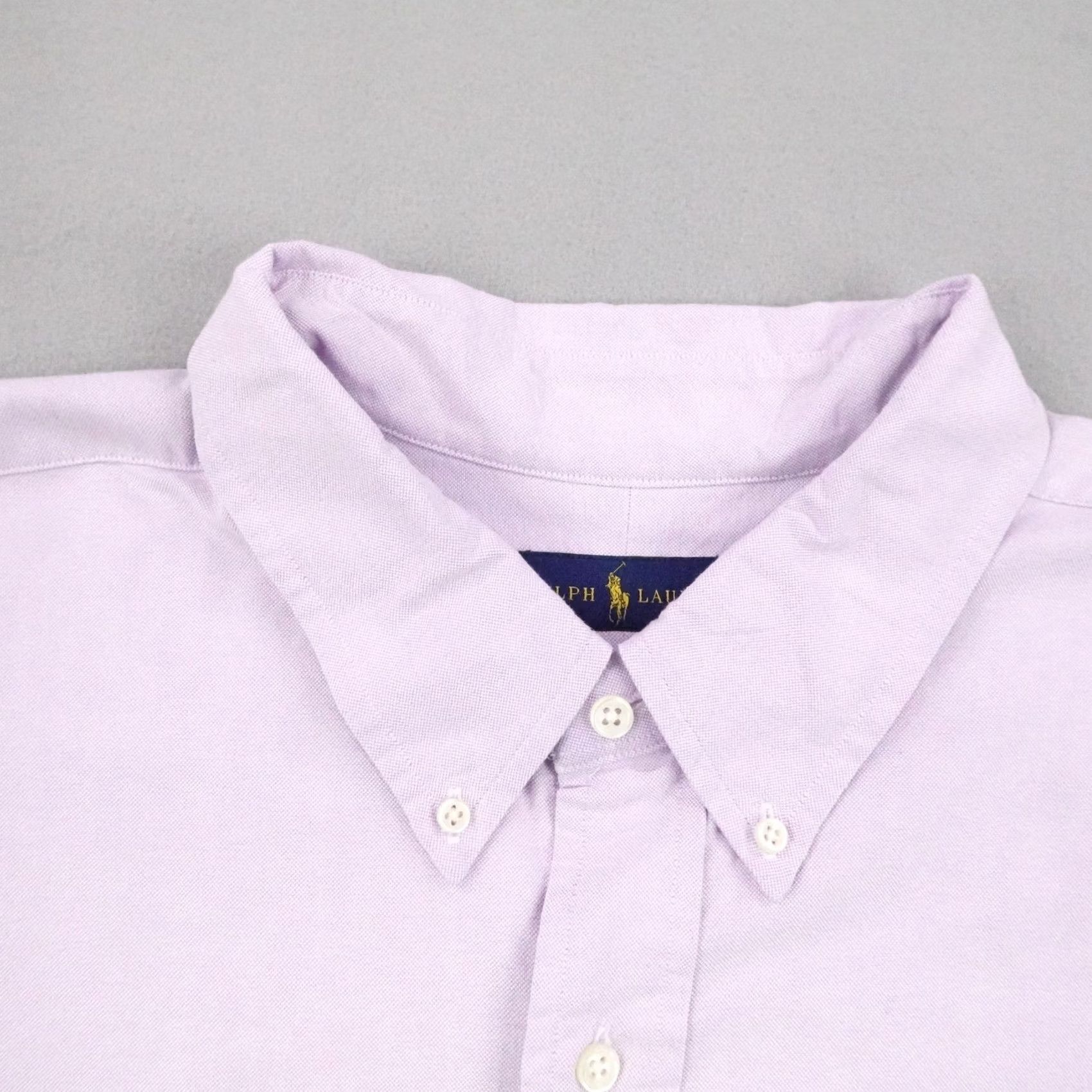 Ralph Lauren Ralph Lauren Shirt Mens 3XL Tall 3XLT Purple Oxford Cloth Button Down OCBD Pony Size US XXL / EU 58 / 5 - 2 Thumbnail