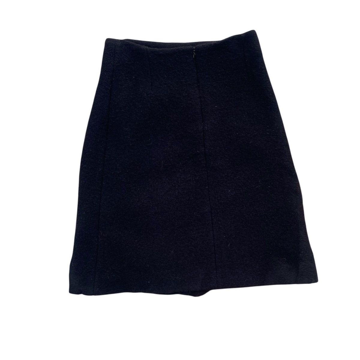 Dirk Van Saene Dirk Van Saene FW2007 Red Mohair Appliqué Skirt Size 26" / US 2 / IT 38 - 5 Thumbnail
