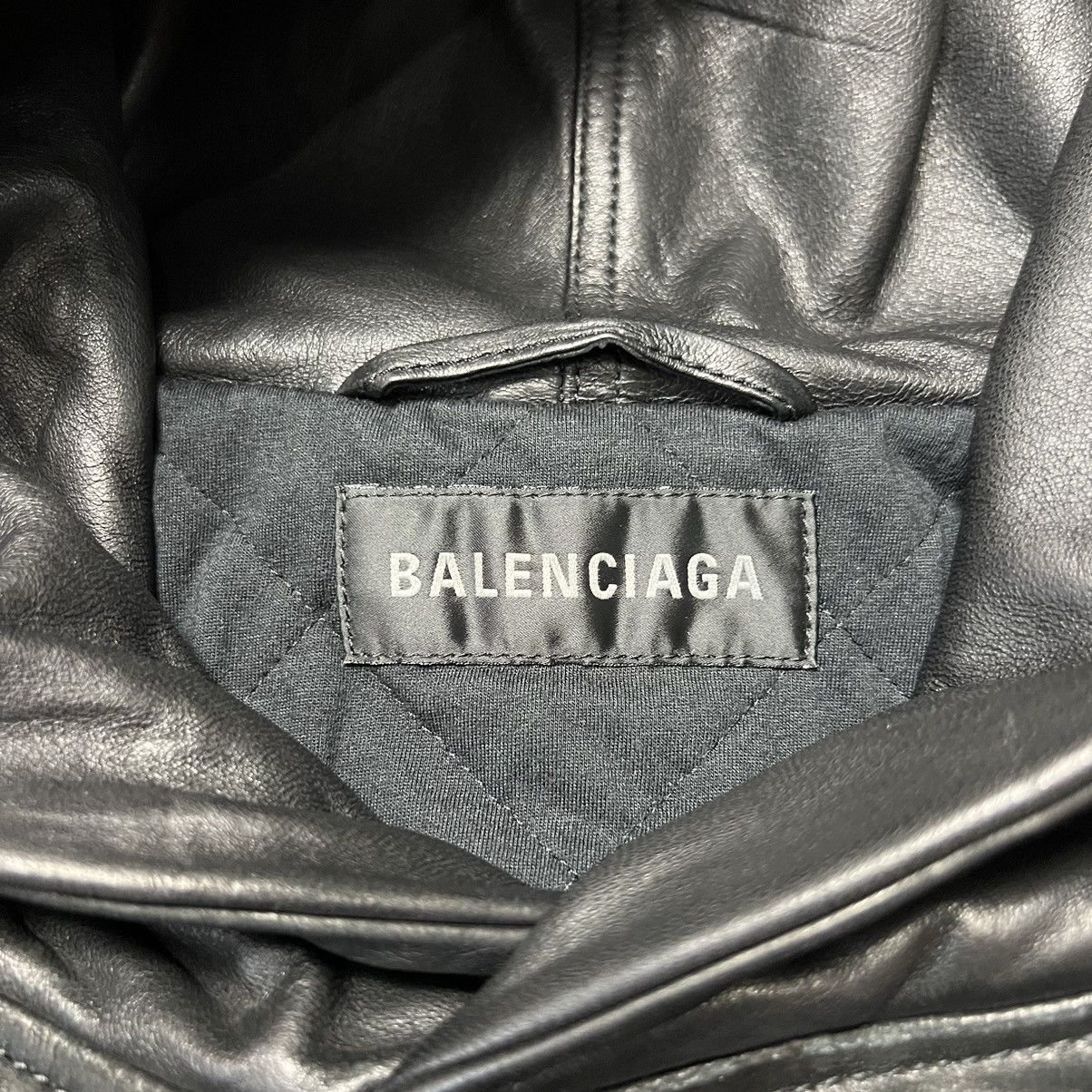 Balenciaga Balenciaga All Lamb Leather Hoodie Size US L / EU 52-54 / 3 - 6 Thumbnail