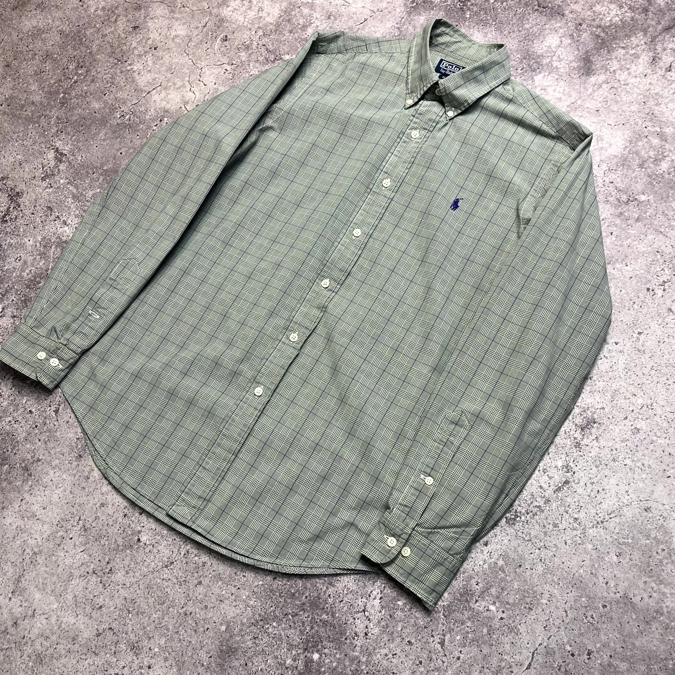 Polo Ralph Lauren Polo Ralph Lauren Plaid Green Long Sleeve Shirt Size M Size US S / EU 44-46 / 1 - 4 Thumbnail