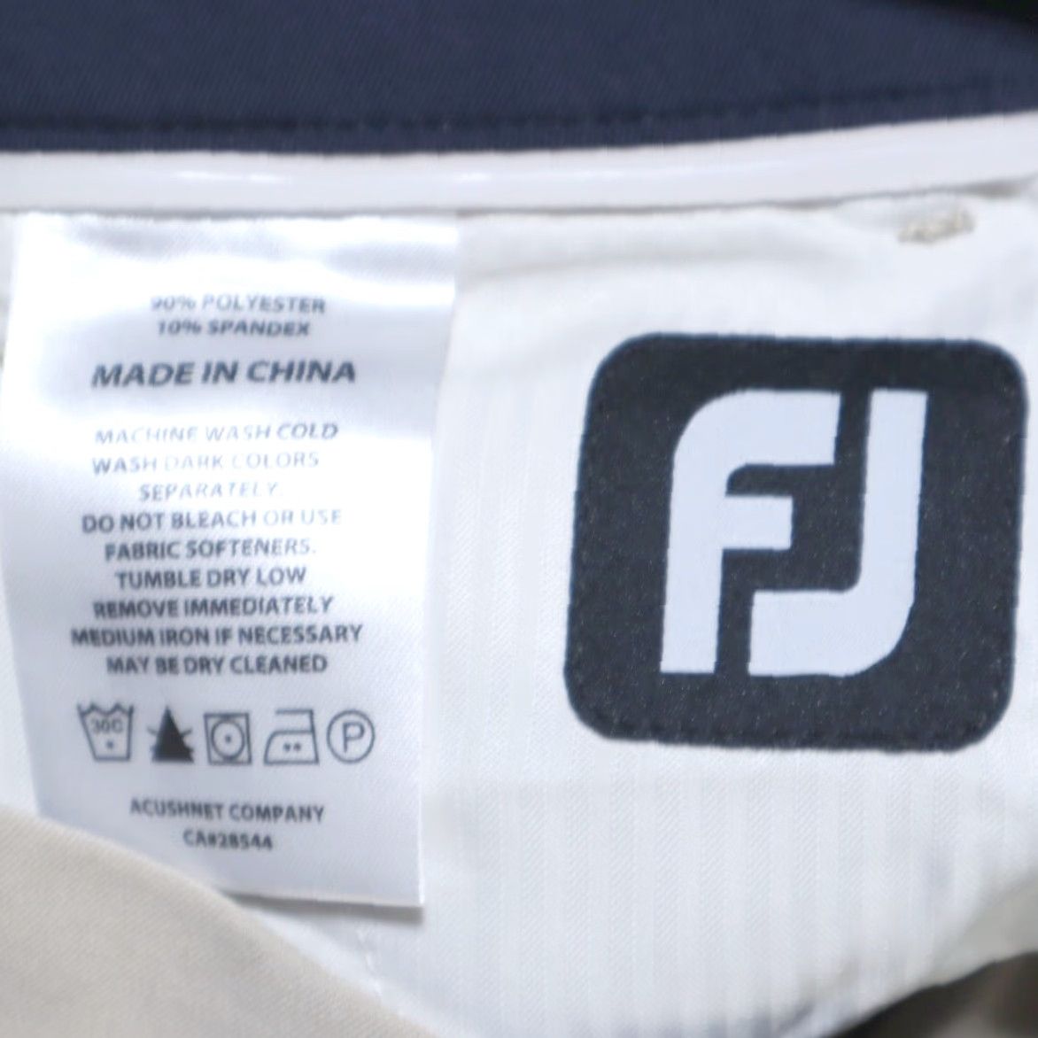 Footjoy Footjoy Golf Pants Shirt Tan Mens 33 Regular Inseam 30in Microfiber Polyester High Stretch Chino Casual Vintage No? Size US 33 - 6 Thumbnail