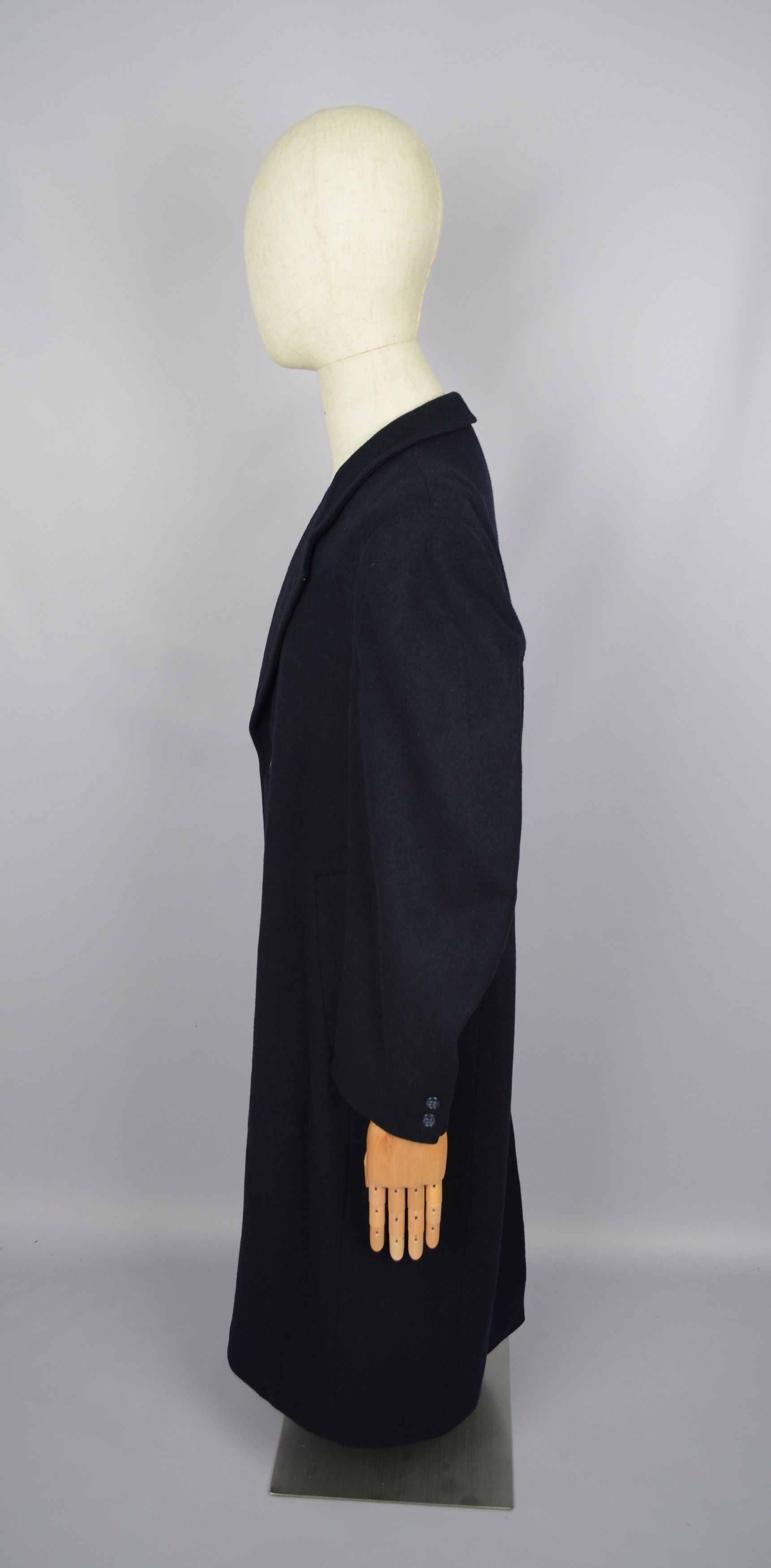 Vintage × Yves Saint Laurent Yves Saint Laurent Diffusion Hommes Cashmere Coat Jacket Size US L / EU 52-54 / 3 - 6 Thumbnail