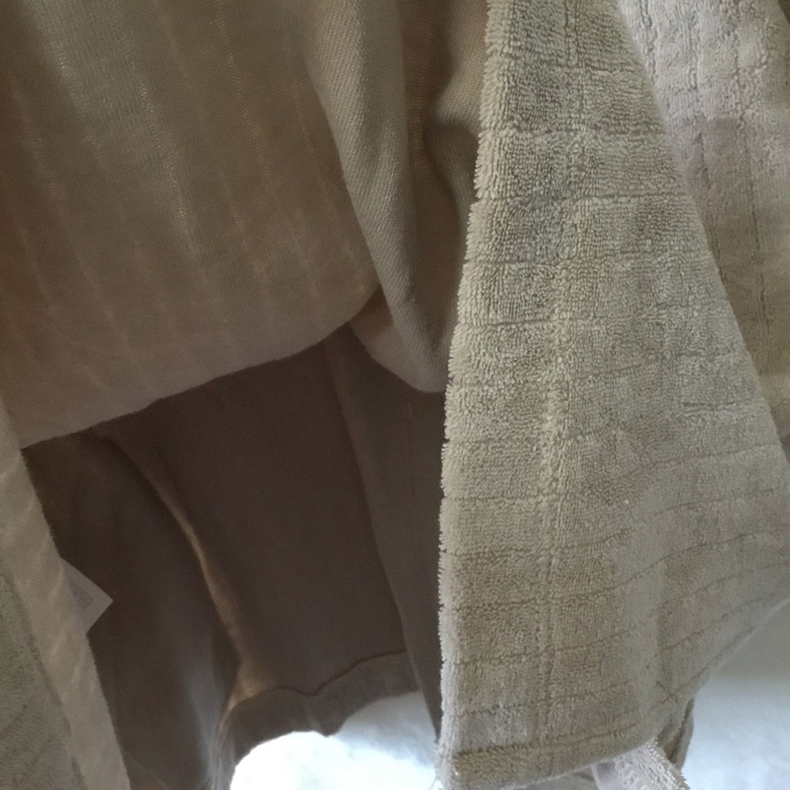 Other UpWest Beige Collared Half Button-Down Short-Sleeve Top Size L / US 10 / IT 46 - 12 Thumbnail