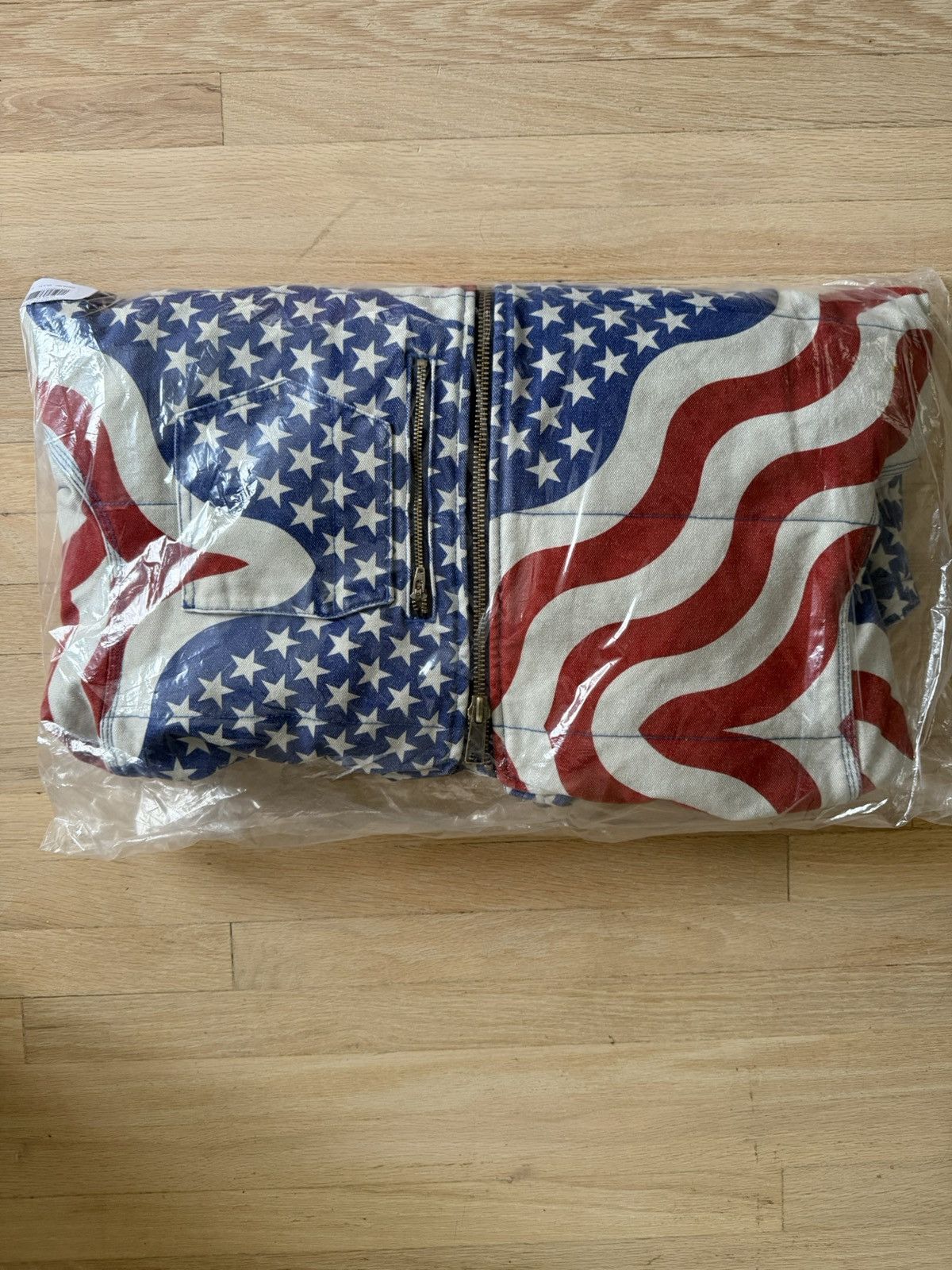 Supreme Supreme flag quilted hooded work jacket Size US M / EU 48-50 / 2 - 1 Thumbnail