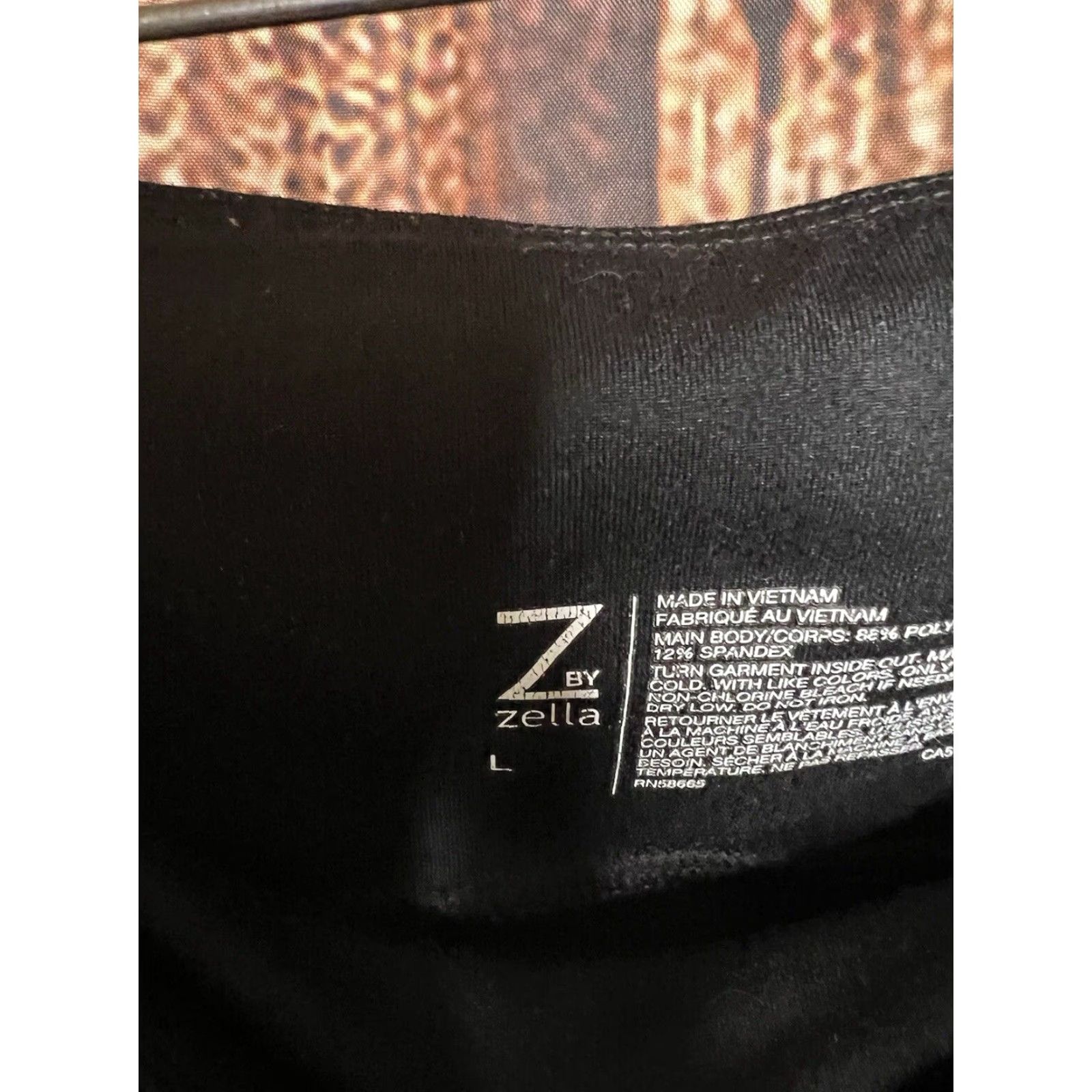 Vintage Z by Zella Womens Black Athletic Capri Leggings Size Large Size 36" / US 14 / IT 50 - 3 Thumbnail