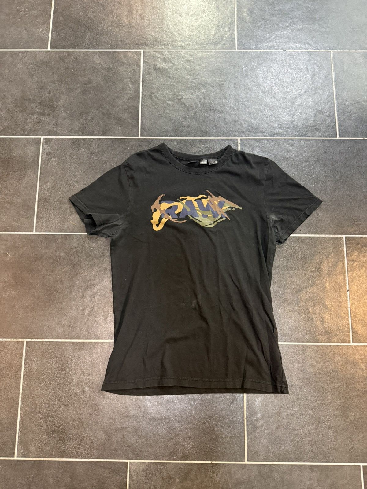G-Star G-star raw camo logo tee Size US M / EU 48-50 / 2 - 1 Thumbnail