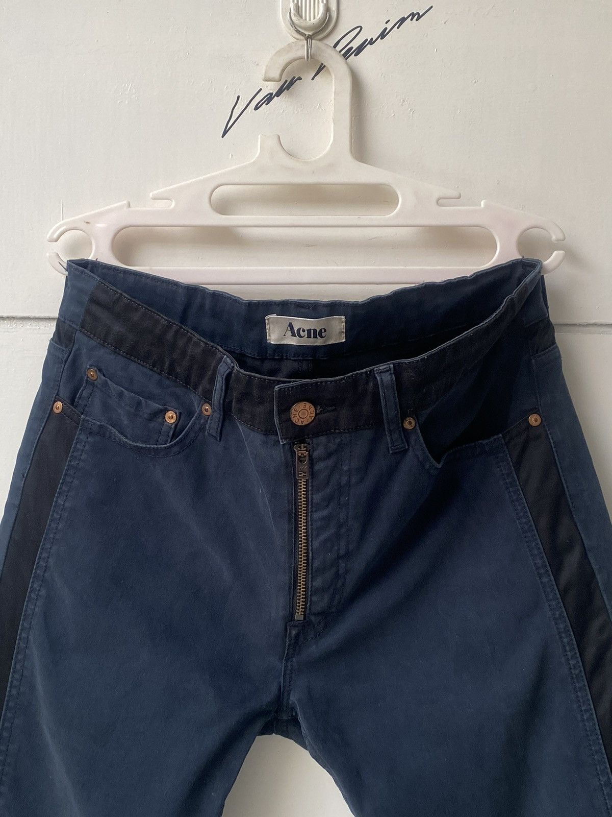Acne Studios ACNE STUDIOS Double Knee Soft Suede Jeans Size 29" - 2 Thumbnail