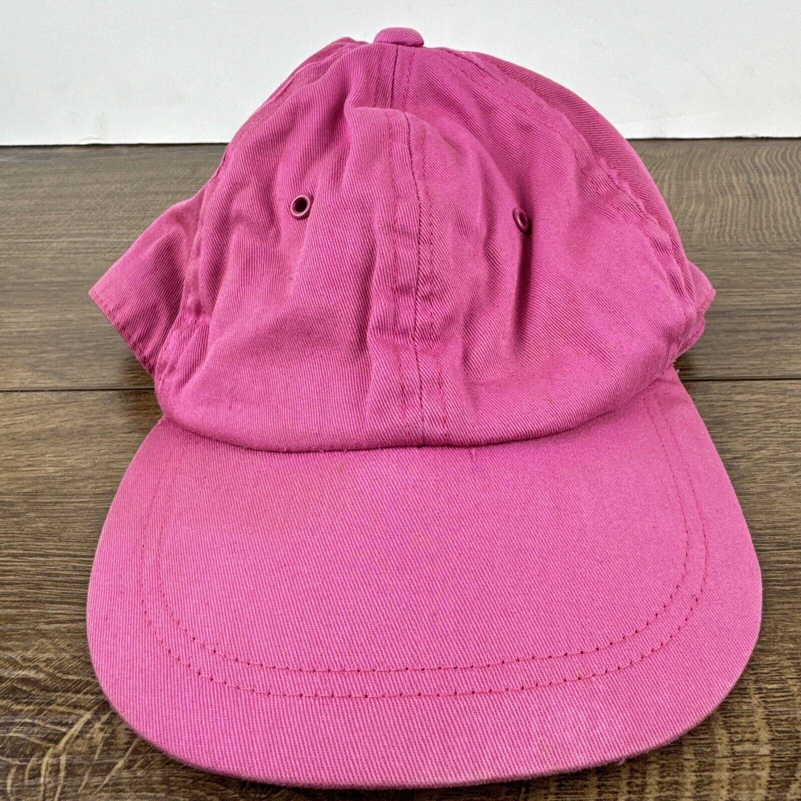 Other Plain Pink Baseball Hat Pink Hat Adjustable Adult Size Hat C Size ONE SIZE - 3 Thumbnail