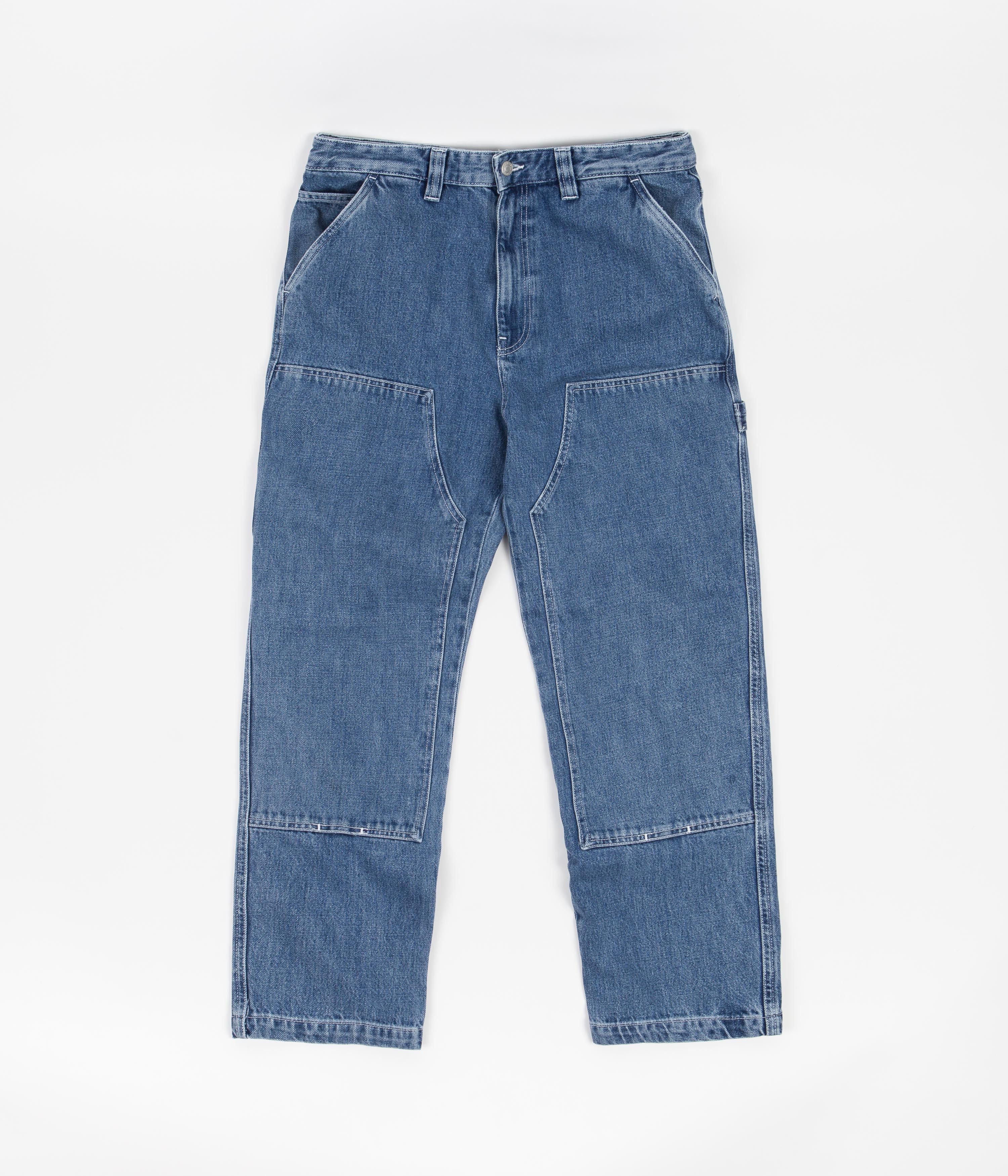 Stussy × Vintage Stüssy Double Knee Work Pant Blue Size 32 Size US 32 / EU 48 - 2 Thumbnail
