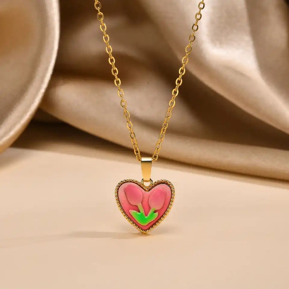 Other Dainty Tulip Necklace Size ONE SIZE - 1 Thumbnail