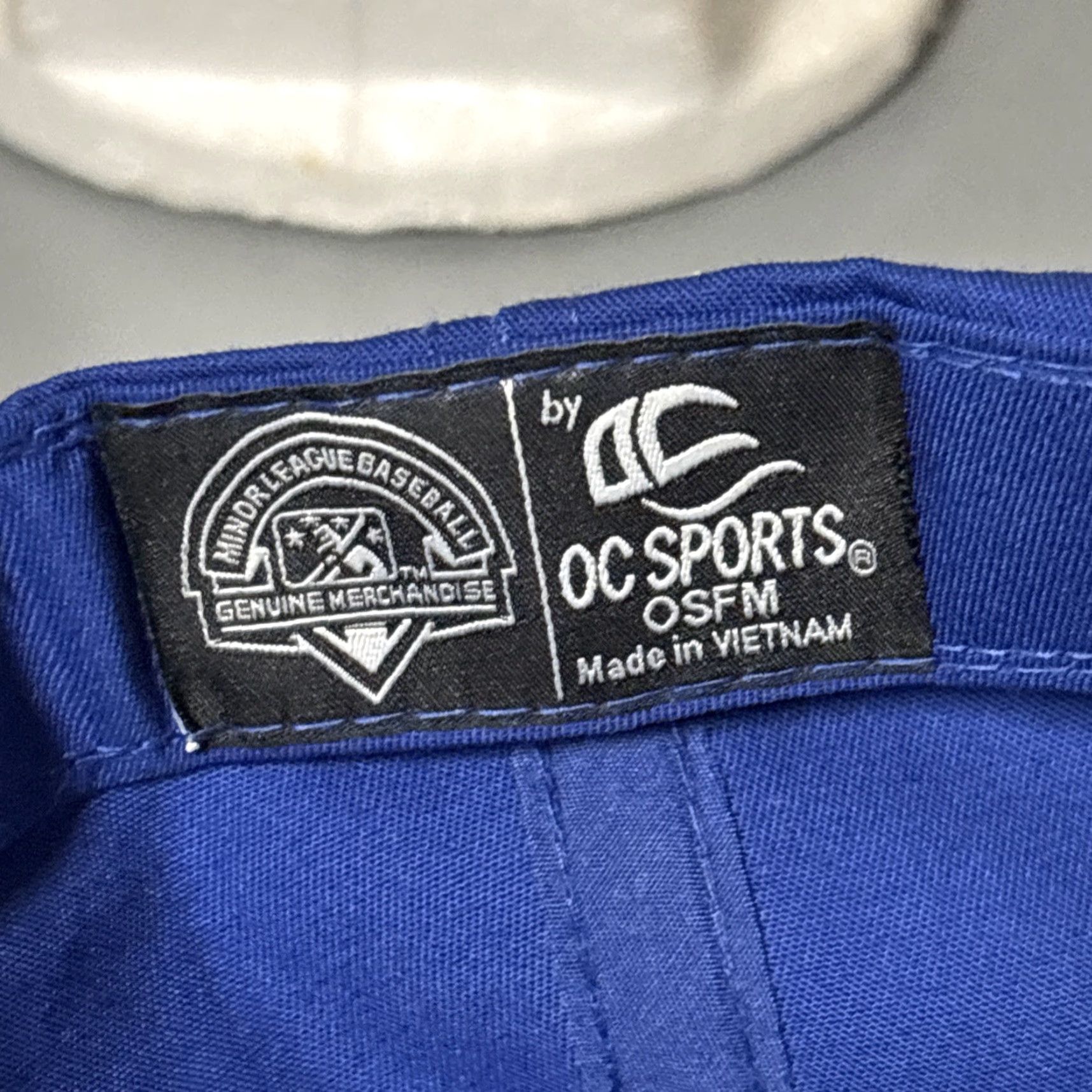 Vintage Midland Texas Rock Hounds Mascot Embroidered Minor League Baseball Cap Adj. Men Blue S/M Adjustable Cotton Canvas Baseball Cap Size ONE SIZE - 8 Thumbnail