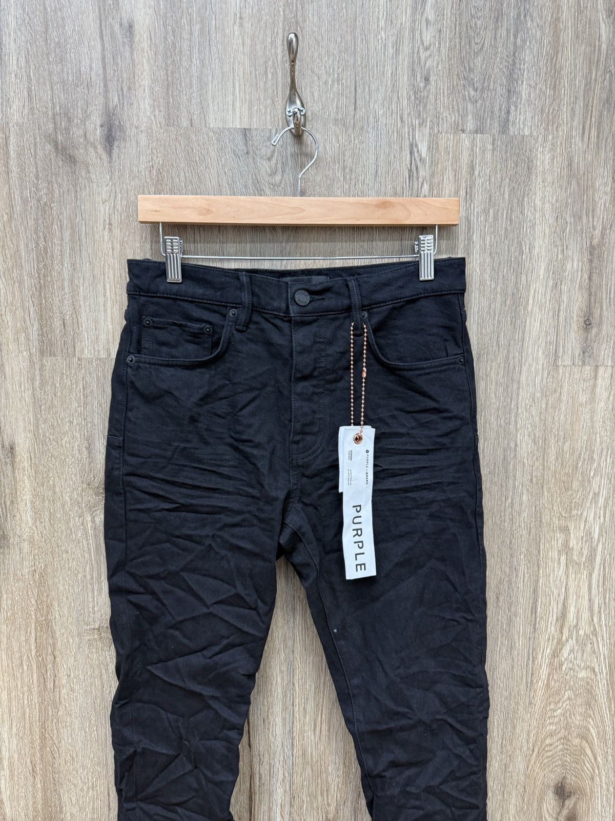 Purple Brand Purple Brand Black Denim Jeans Size US 30 / EU 46 - 2 Thumbnail