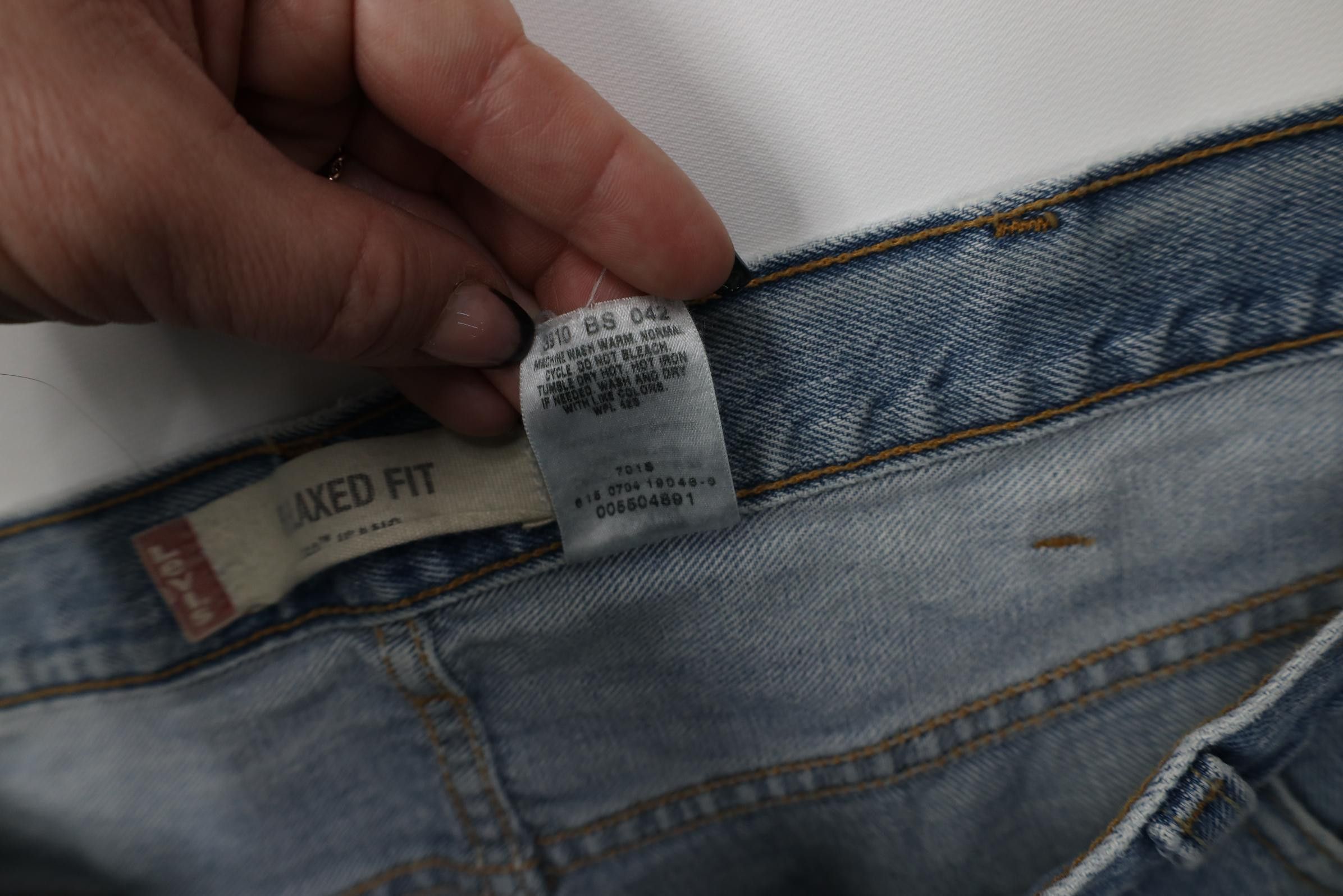 Levi's Vintage Y2K 2004 Levis 550 Relaxed Fit Denim Jeans Cotton Size US 44 / EU 60 - 9 Thumbnail