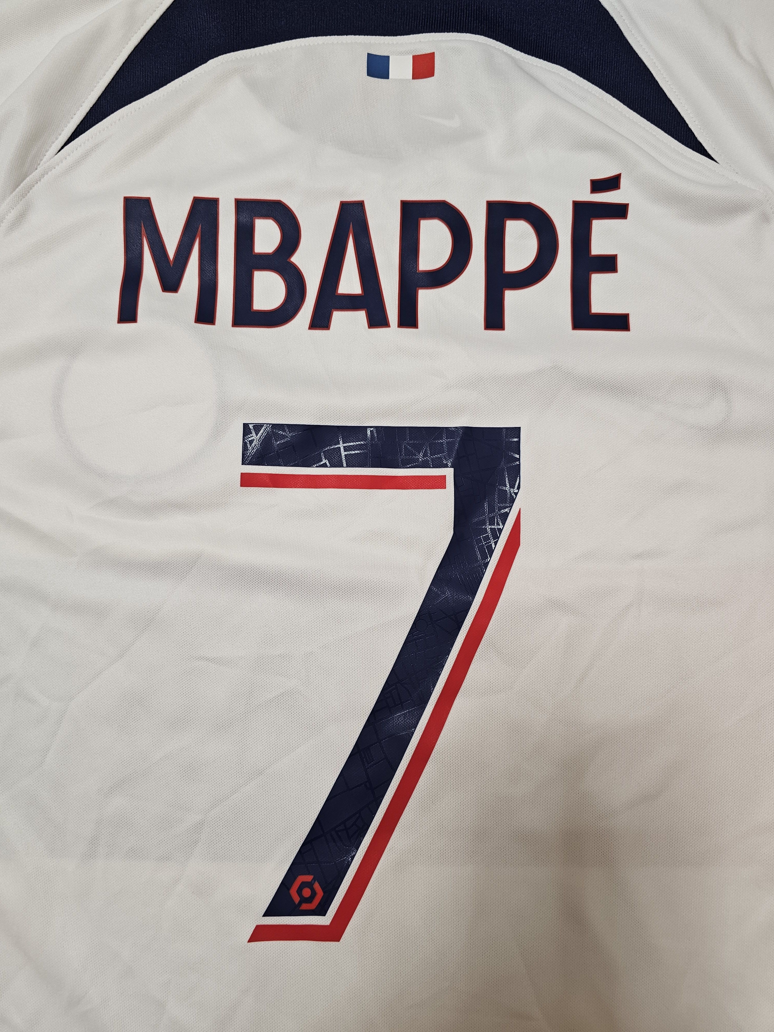 Nike PSG PARIS SAINT-GERMAIN 2024 MBAPPE FOOTBALL SOCCER JERSEY Size US M / EU 48-50 / 2 - 6 Thumbnail