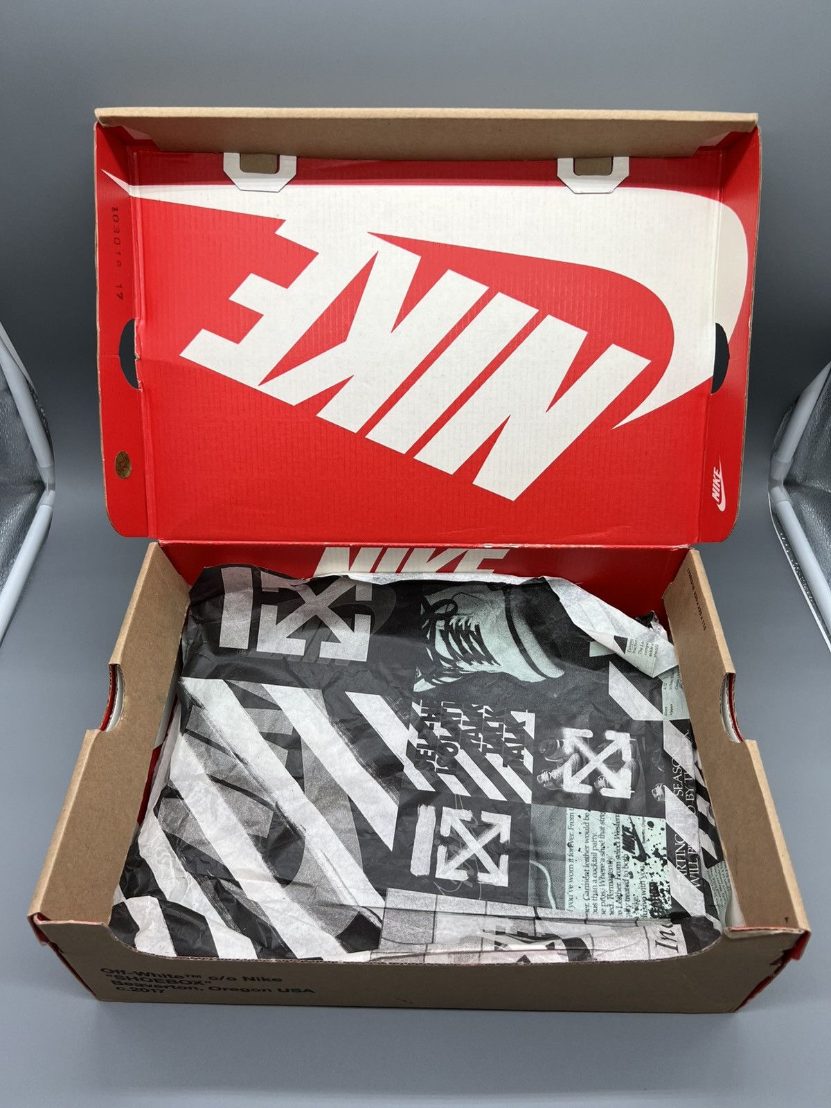 Nike × Off-White Nike x Off-White Air Force 1 Black Size US 9.5 / EU 42-43 - 22 Thumbnail
