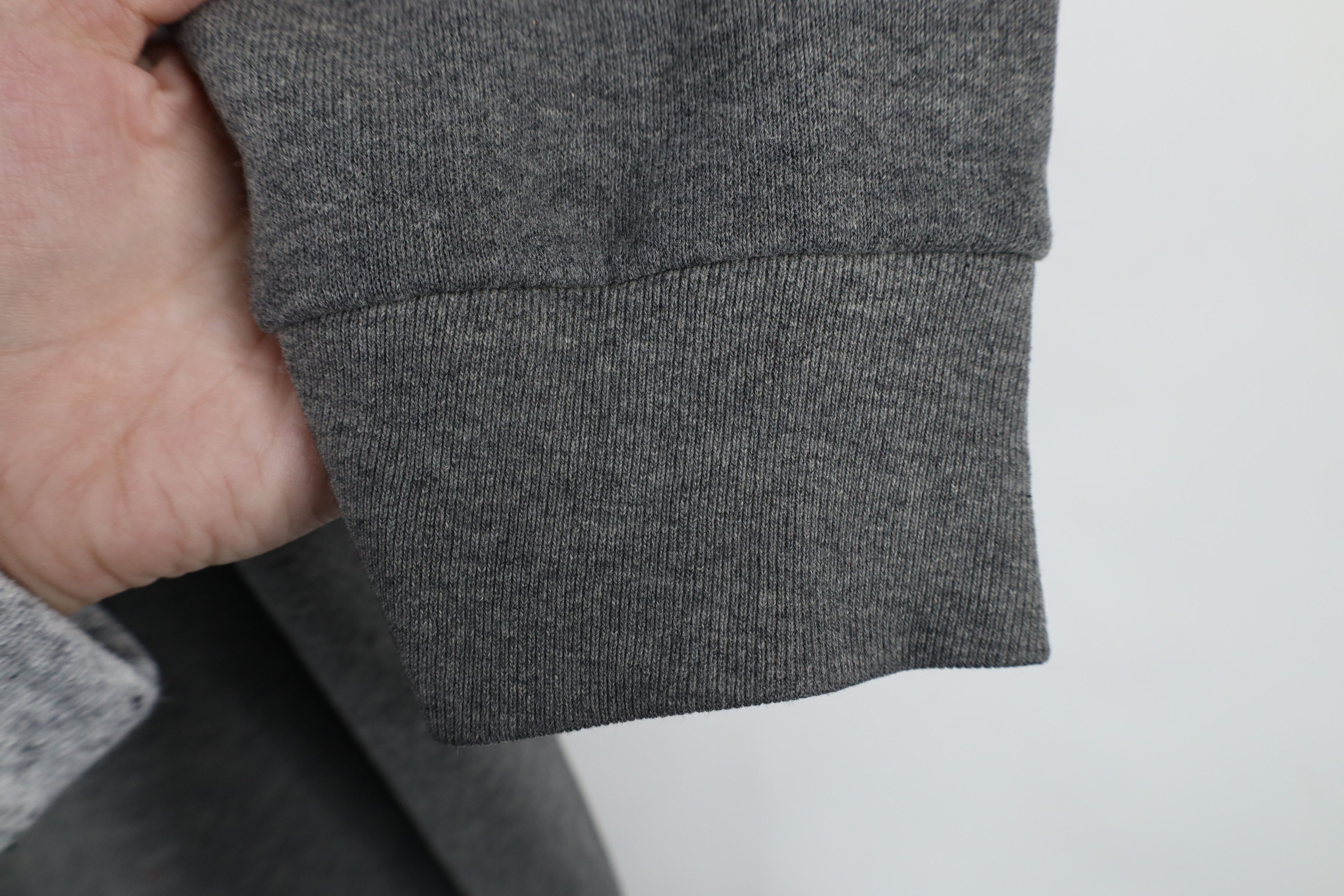 Vintage Vintage 90s Streetwear Blank Crewneck Sweatshirt Gray Size US L / EU 52-54 / 3 - 7 Thumbnail