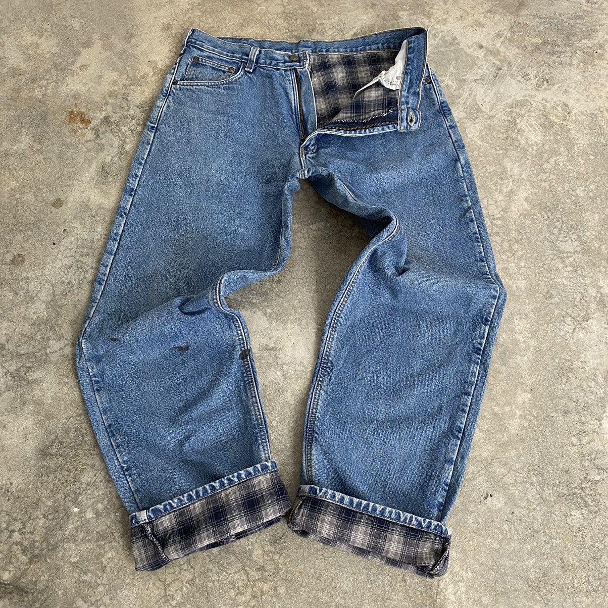 Carhartt Vintage Carhartt Blanket Lined Relaxed Fit Denim Jeans Size US 35 - 2 Thumbnail
