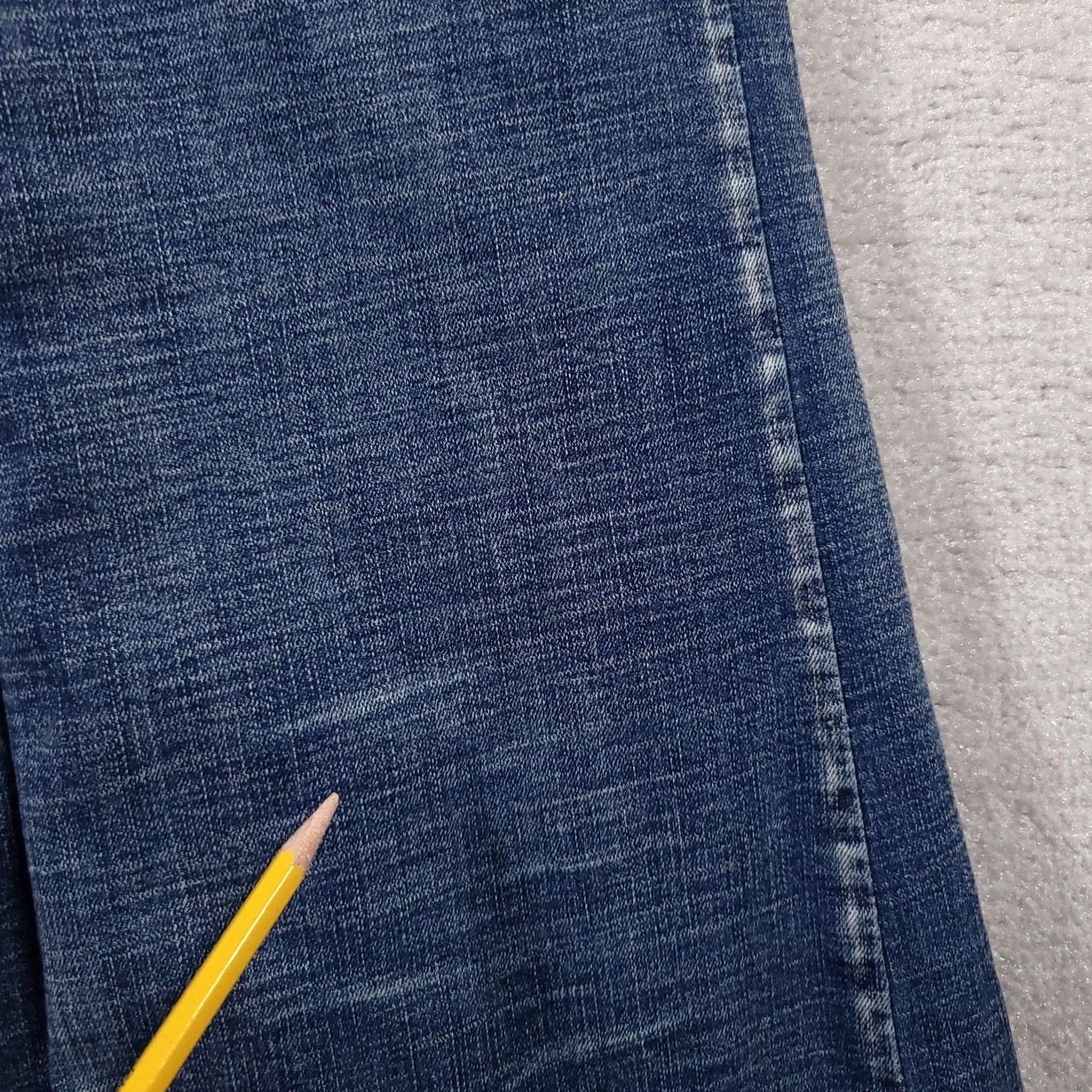 Vintage Just Tuff Jeans Women's Blue Jeans 38X33 Medium Wash High Rise Stretch Flared Denim 5-Pocket Regular Size 26" / US 2 / IT 38 - 6 Thumbnail