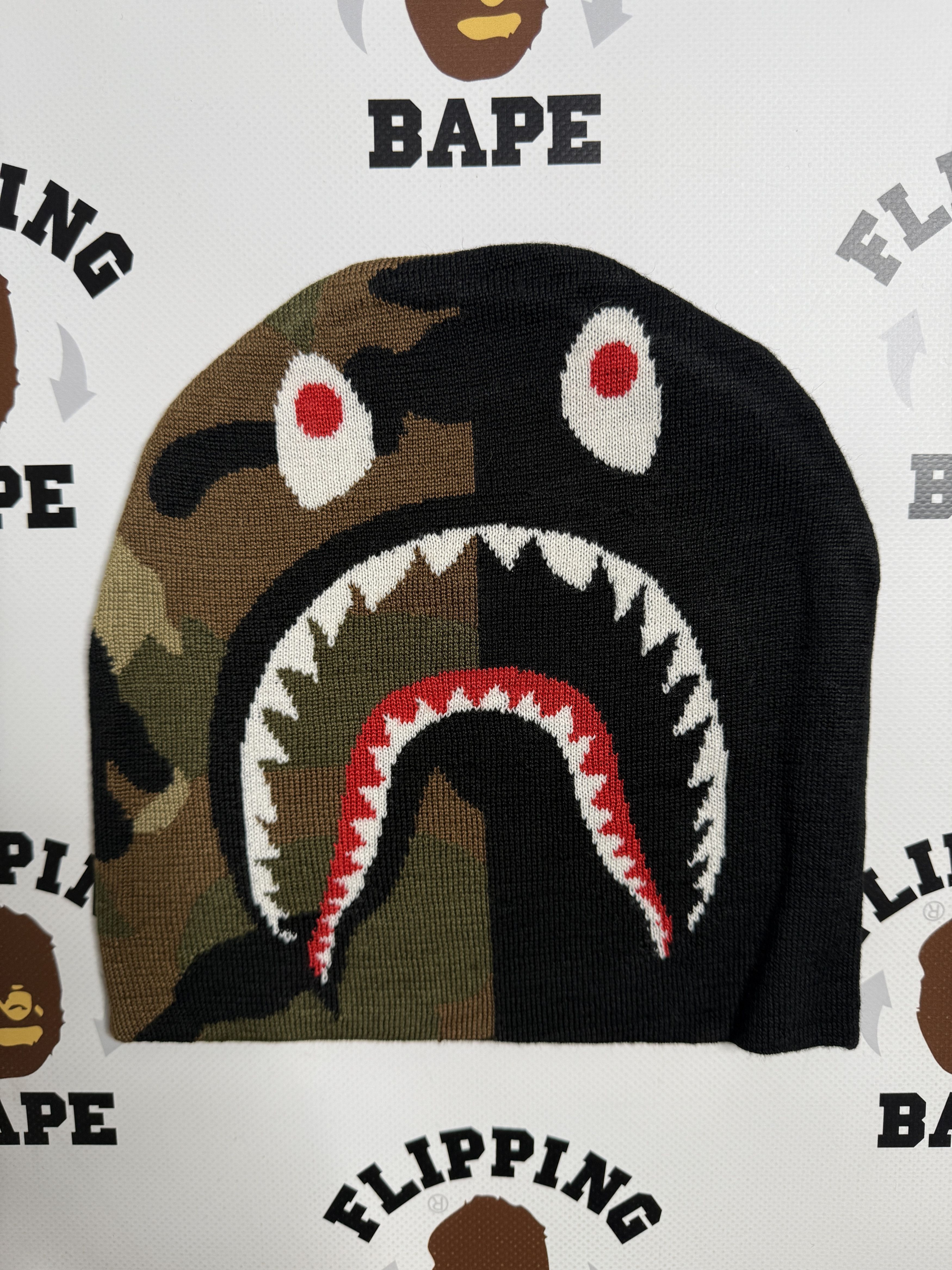 Bape BAPE 1ST SHARK KNIT CAP Size ONE SIZE - 6 Thumbnail